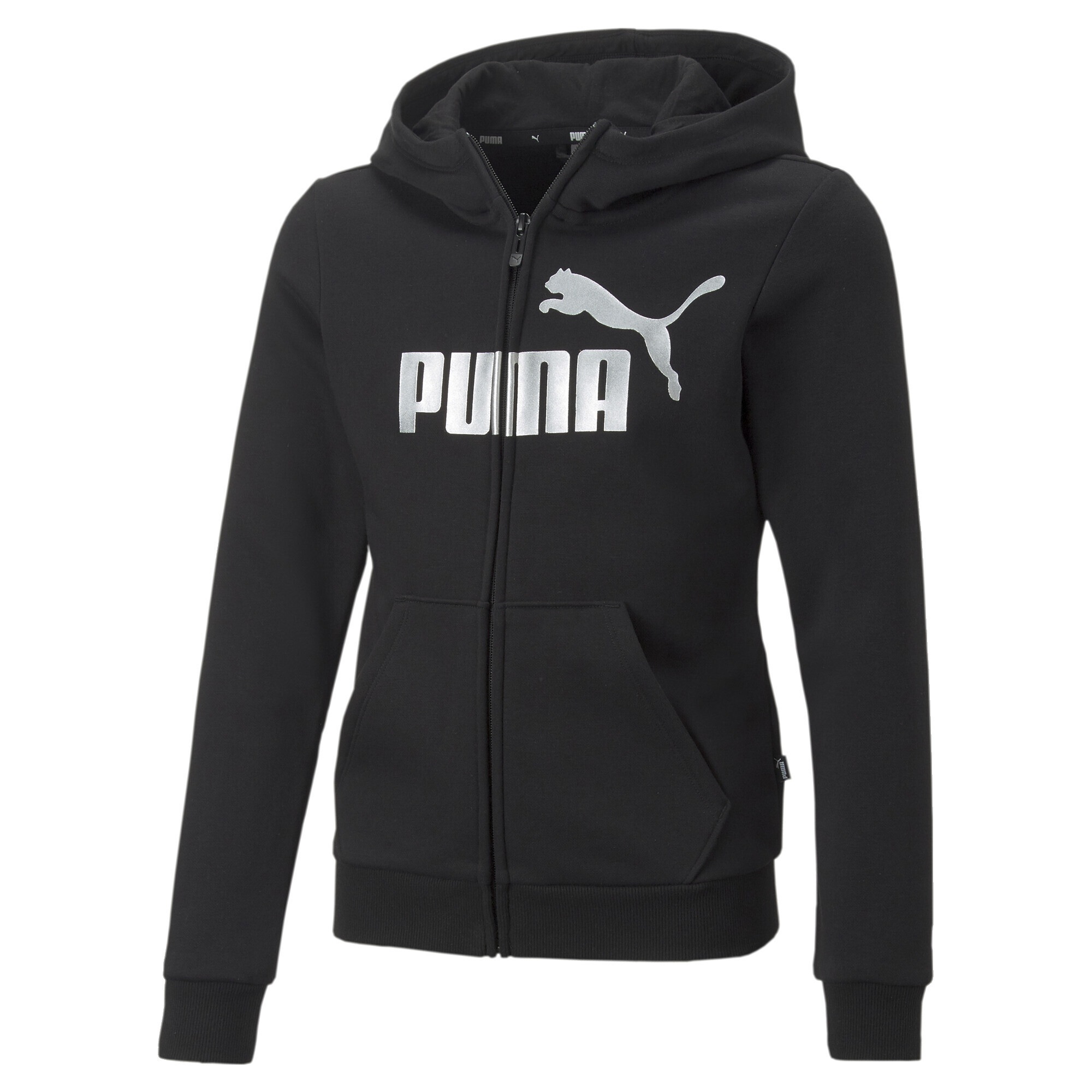 PUMA Sweatshirt »Essentials+ Logo Reißverschluss-Hoodie Jugendliche«