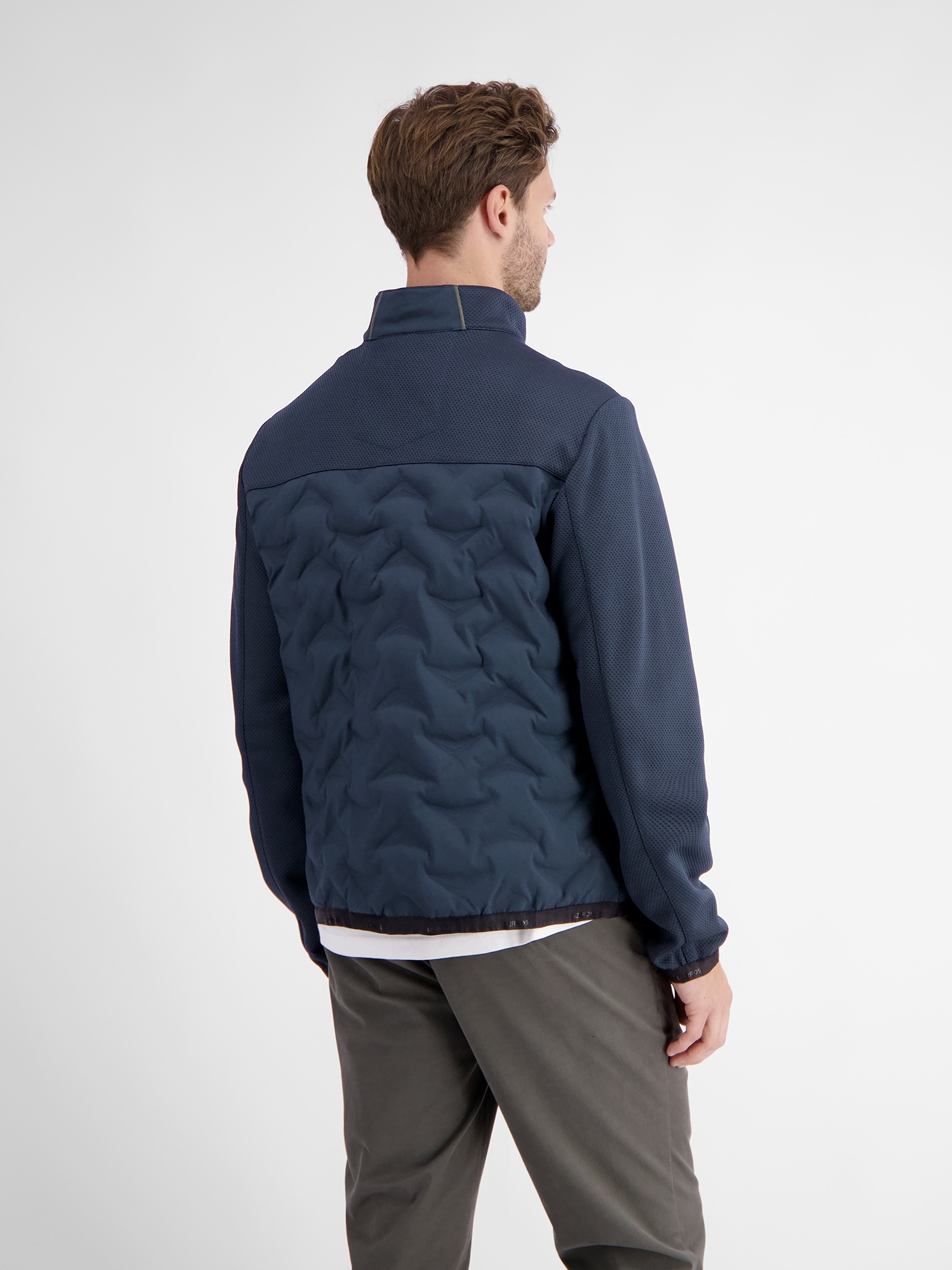 LERROS Steppjacke »LERROS Sportliche Hybrid-Jacke«, ohne Kapuze, Wasser- und windabweisend