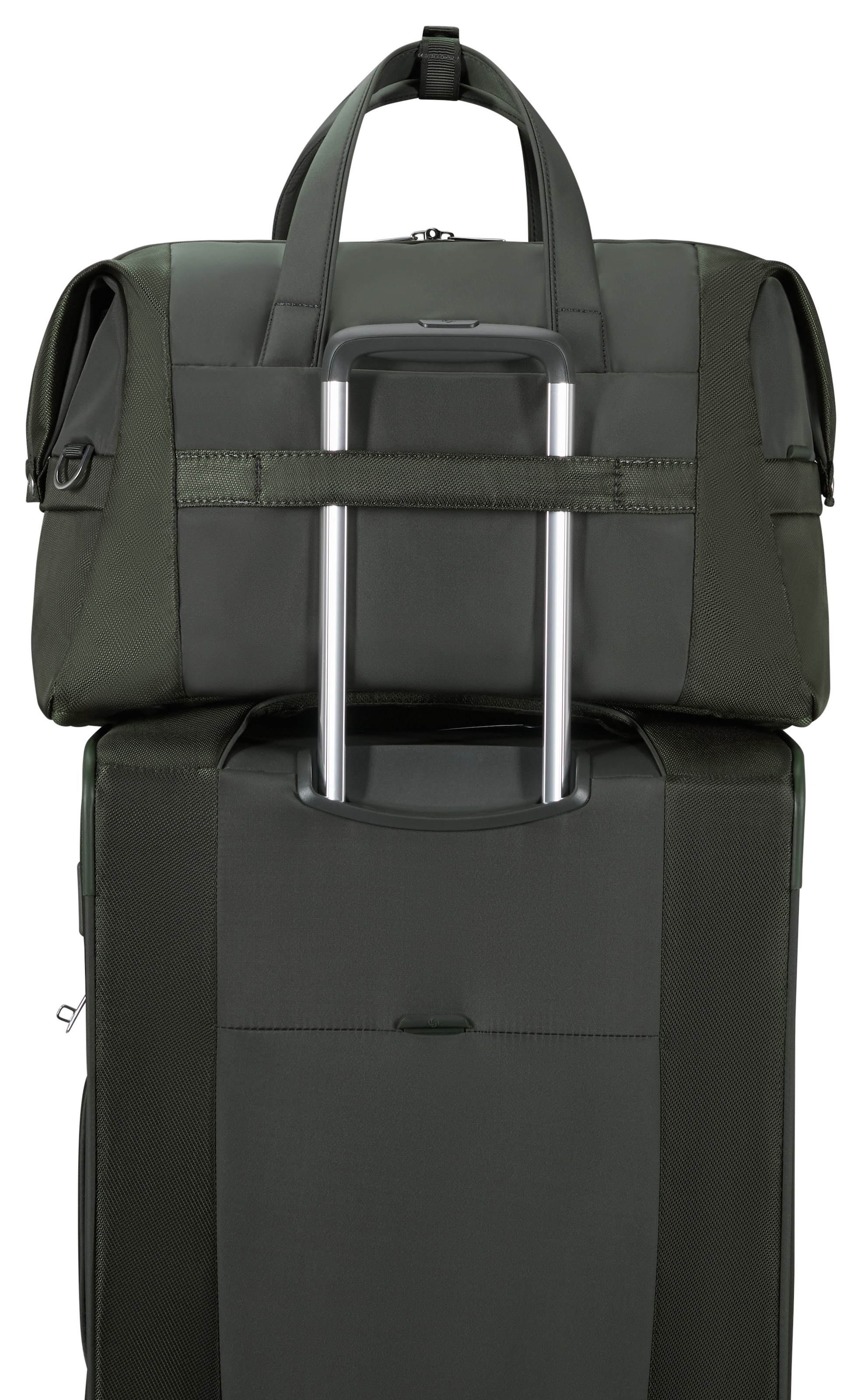 Samsonite Reisetasche »RE-LITE«, (Set, 2 tlg., mit Packwürfel), Duffle Weekender Overnighter mit Packwürfel