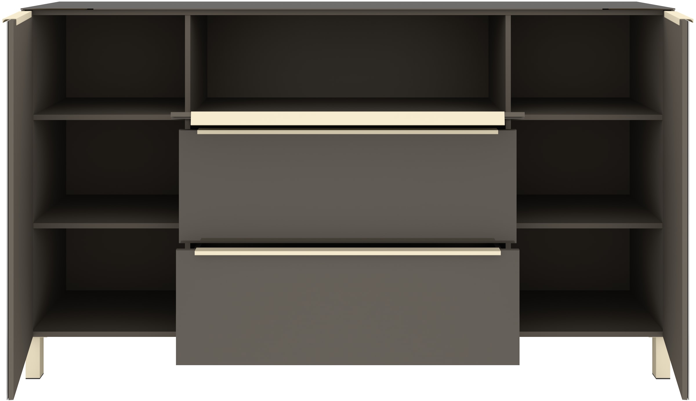 set one by Musterring Sideboard »Reno« 1 Stk. tlg. Mit Vierkantfuß in diversen Farben, 106 cm Höhe & Farbauswahl