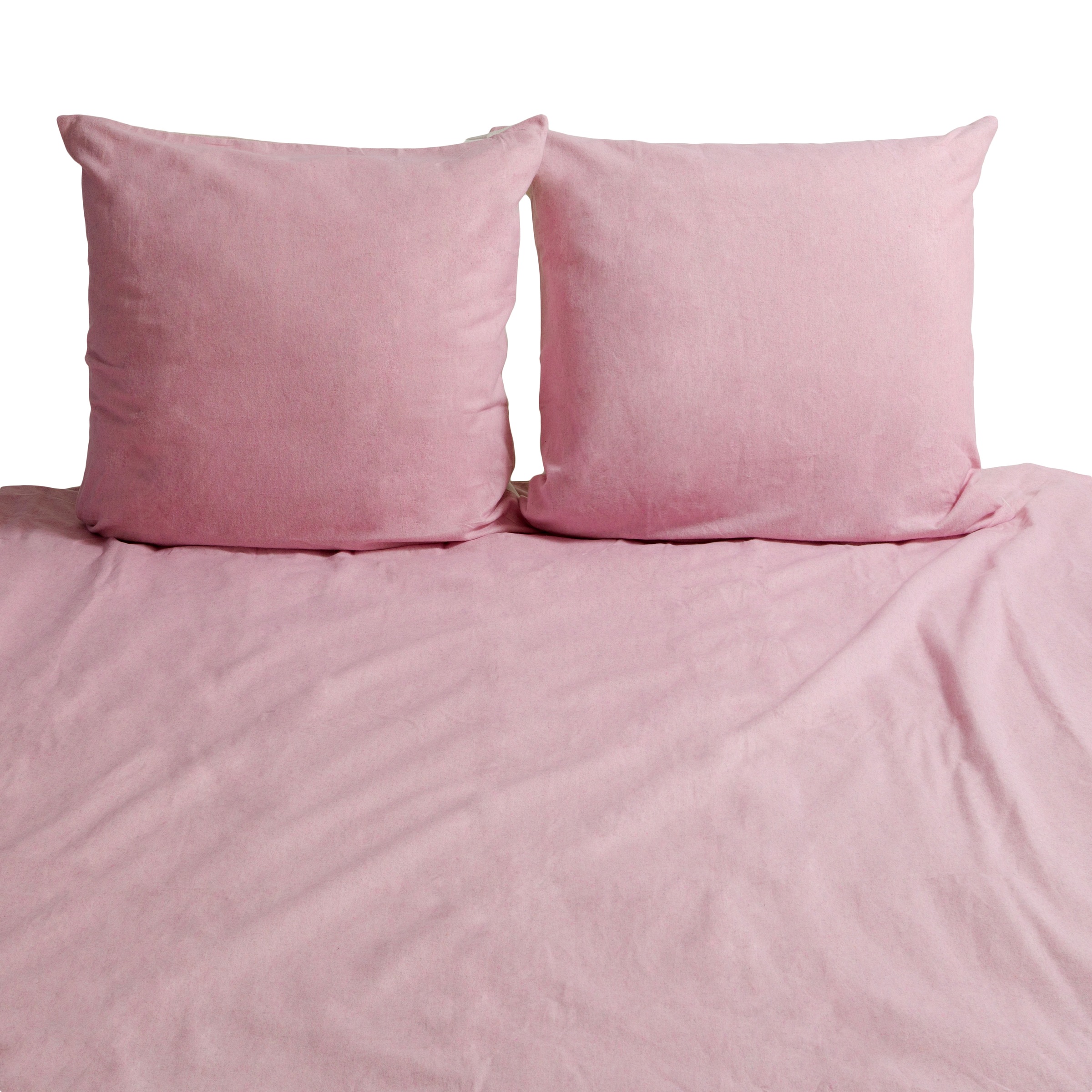Wolkenfeld Kissenbezug "Flanell Baumwolle Kopfkissenbezug - Premium Kissenbezug" Größe 80x80, 40x80 und 70x90 cm; versteckter Reißverschluss