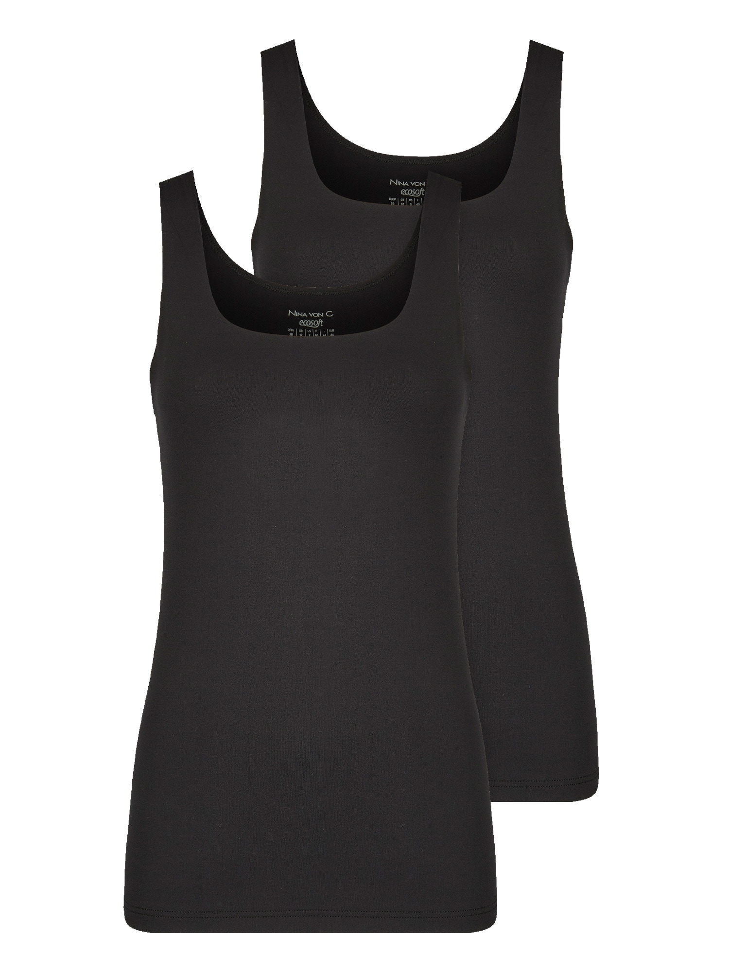 Nina Von C. Achseltop "2er Pack Damen Achseltop Eco Soft"
