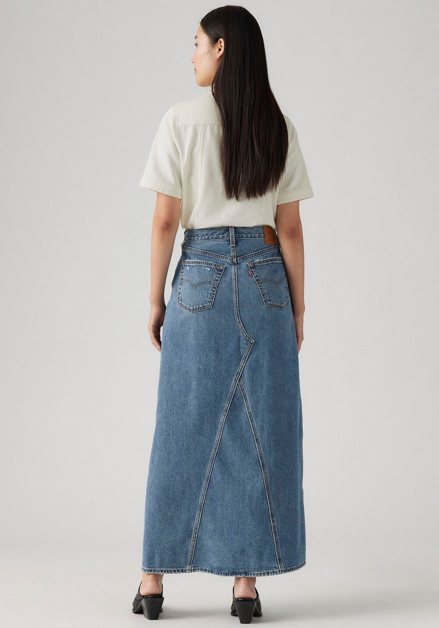 Levi's® Jeansrock »ICONIC LONG SKIRT«, im Five-Pocket Style