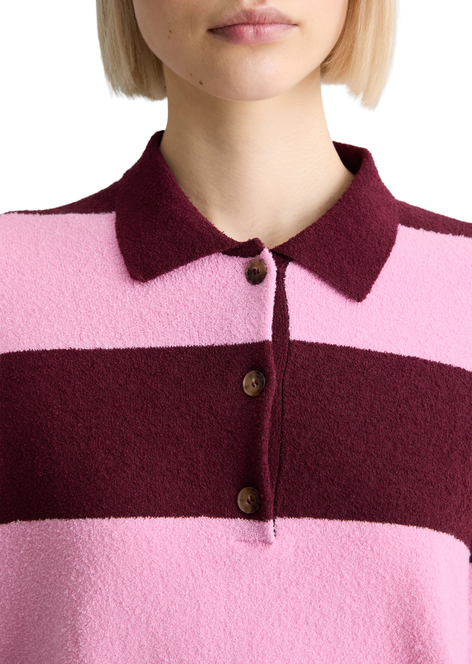 Marc O'Polo DENIM Poloshirt »aus Crinkled Organic Cotton-Mix«