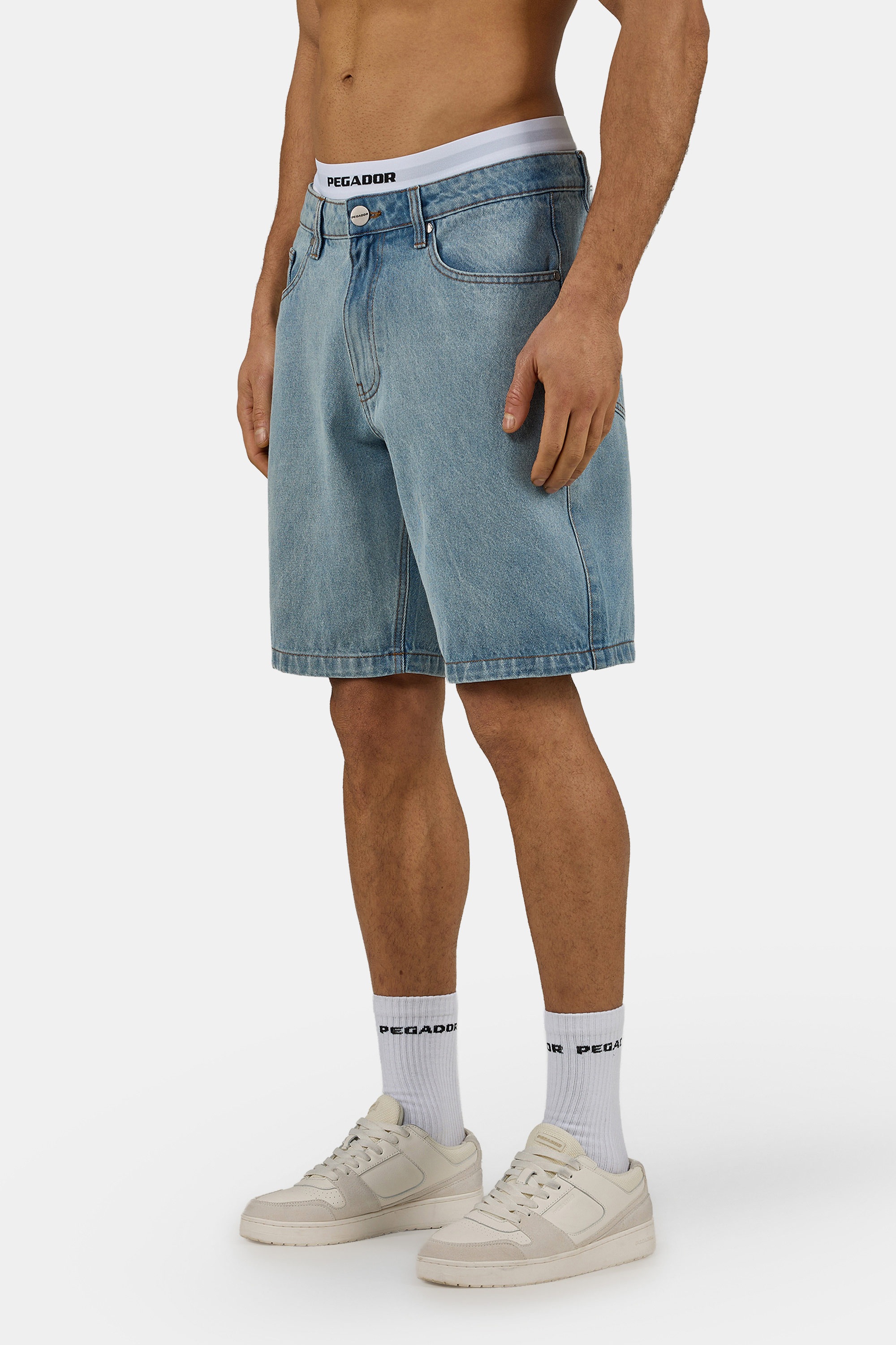 PEGADOR Jeansshorts "Bostic Jeans Shorts" Baumwolle, regular fit günstig online kaufen