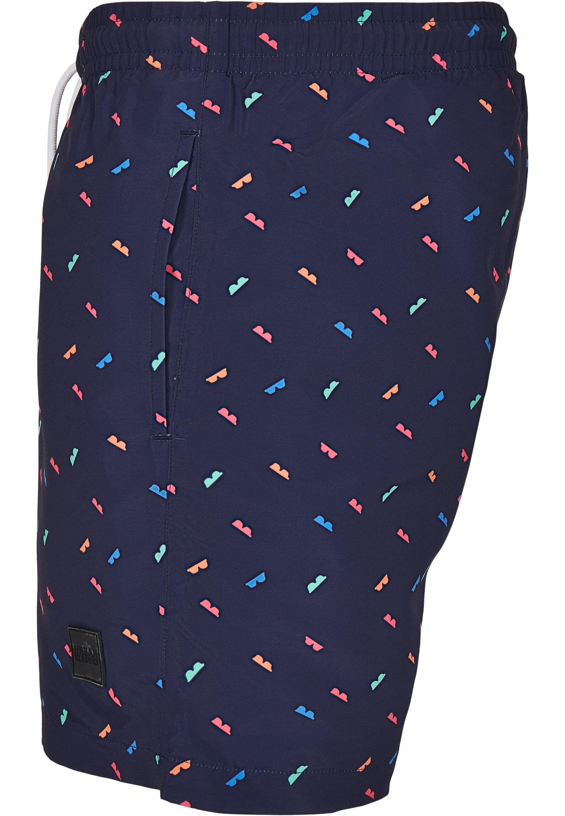 URBAN CLASSICS Badeshorts »Urban Classics Herren Pattern Swim Shorts«