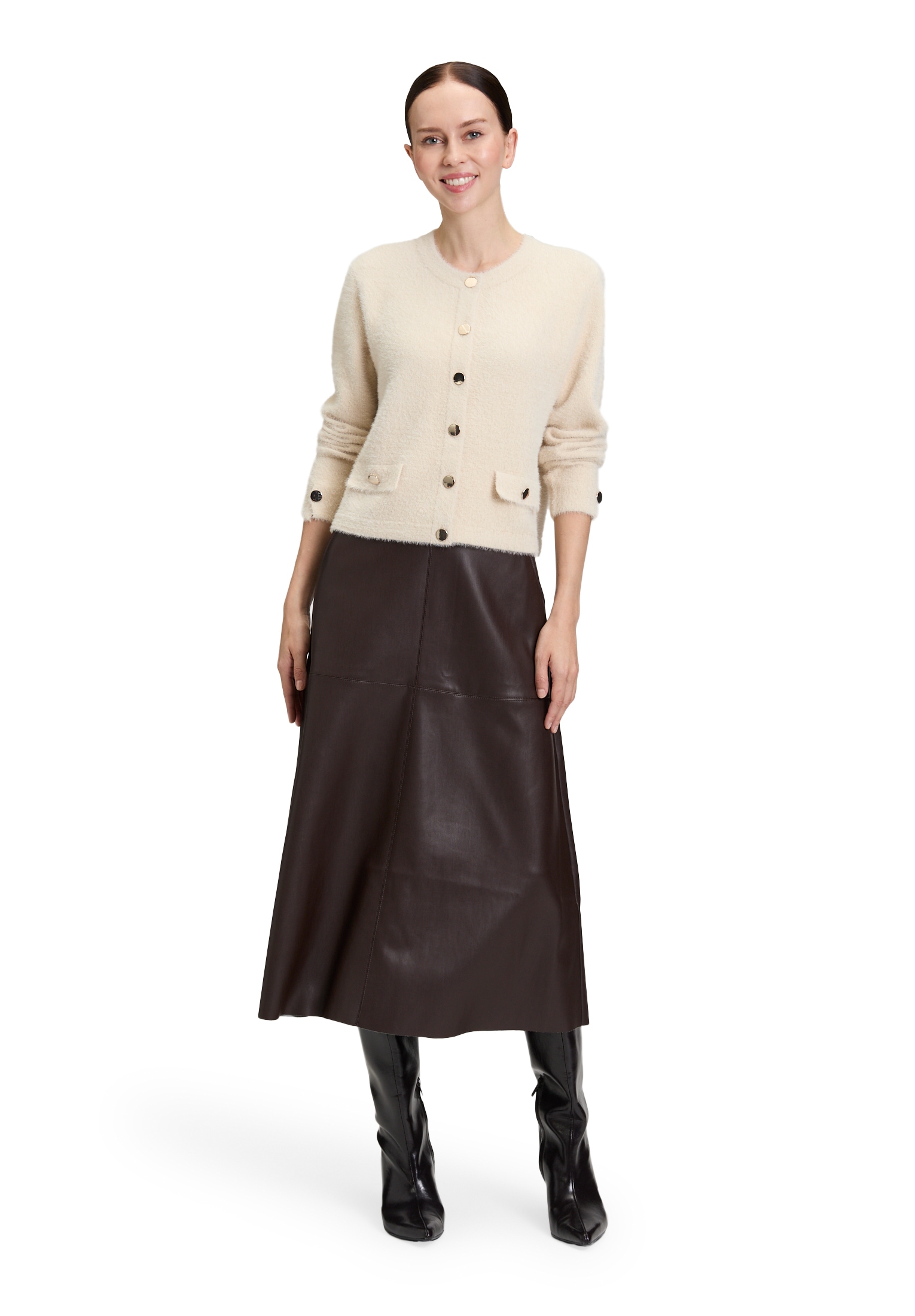 Betty Barclay Strickjacke »Betty Barclay Damen Casual-Strickjacke mit Knopfleiste«