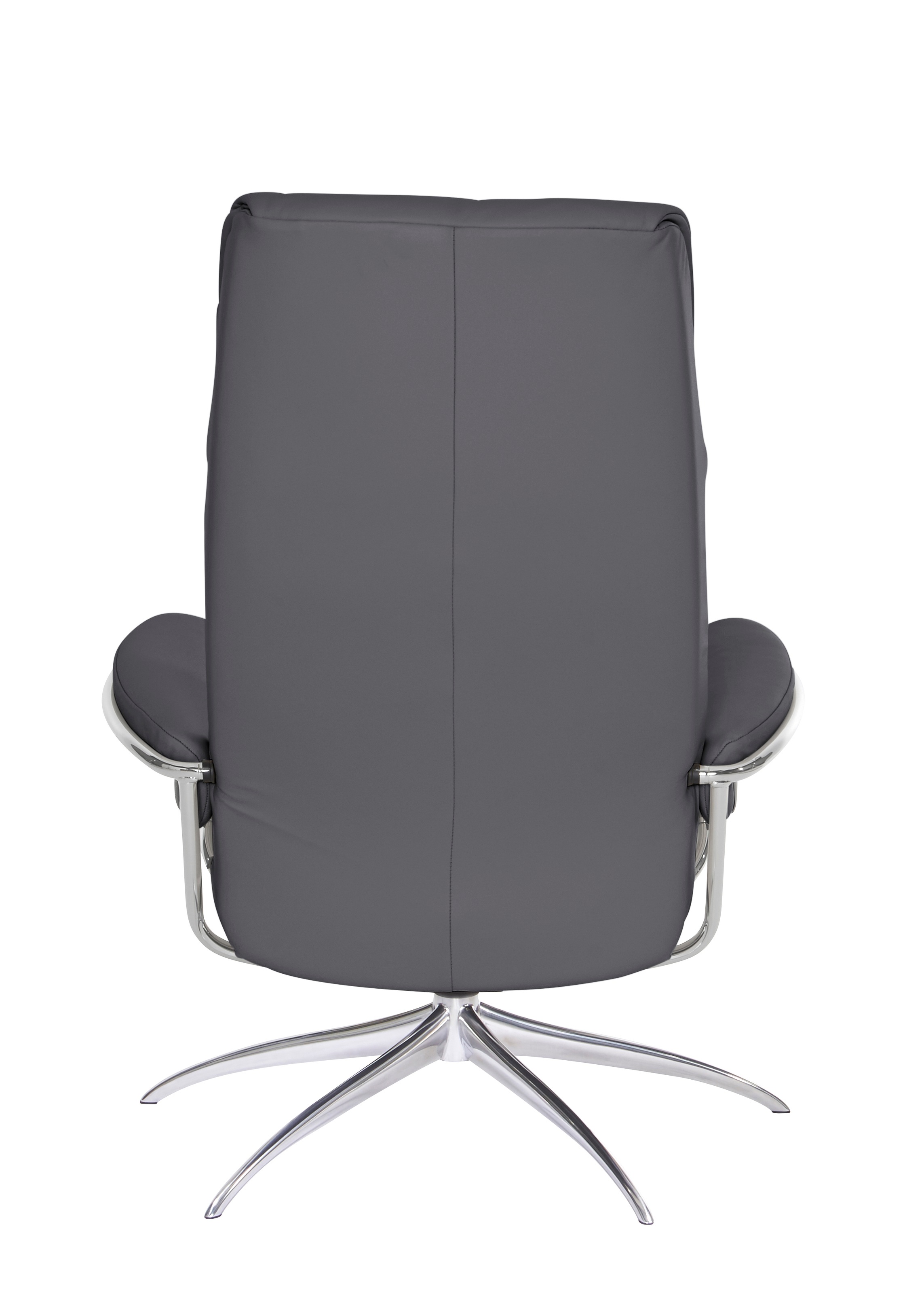 Stressless® Relaxsessel »London«, (Set, Relaxsessel mit Hocker), mit Hocker, High Back, mit Star Base, Gestell Chrom