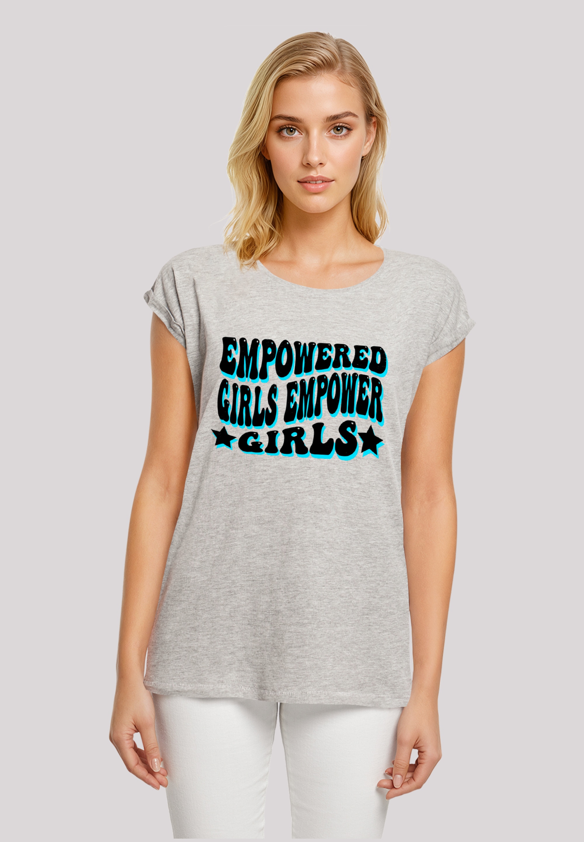F4NT4STIC T-Shirt "Internationaler Frauentag Empowered Girls Power", Premiu günstig online kaufen