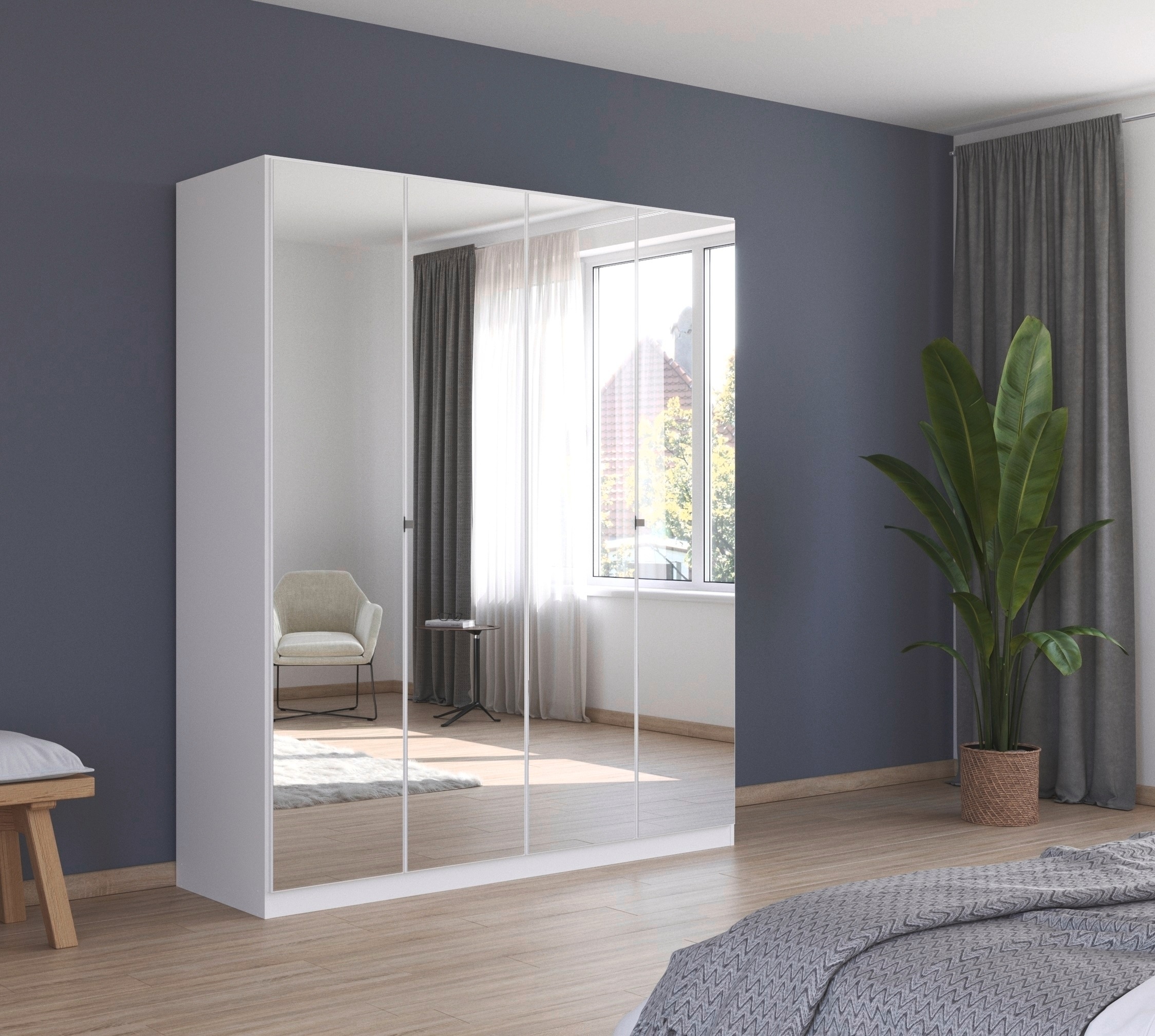 rauch Drehtürenschrank "Reflect" mit Spiegelfront, inkl. praktischer Innene günstig online kaufen