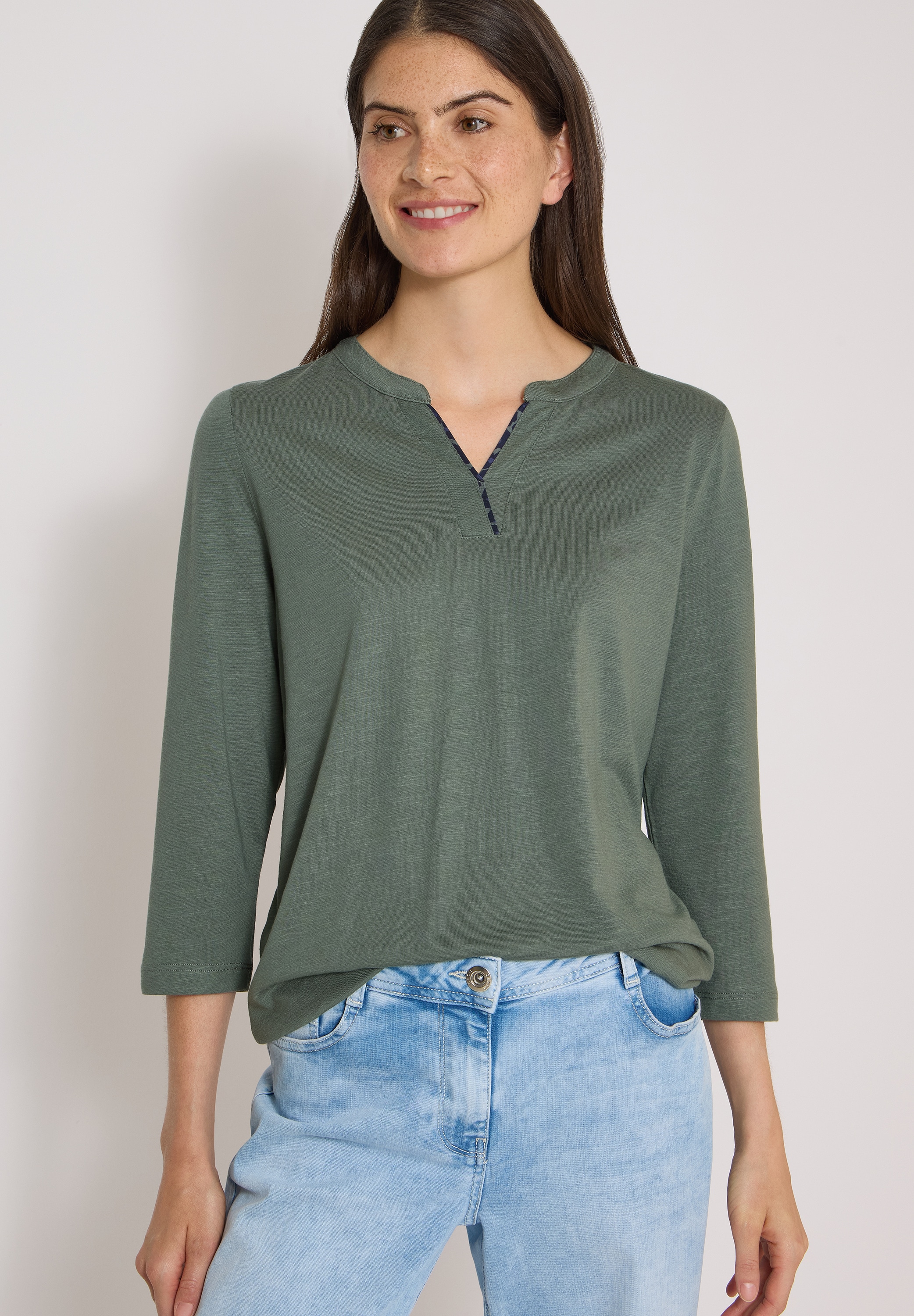 Cecil 3/4-Arm-Shirt mit 3/4 Ärmeln