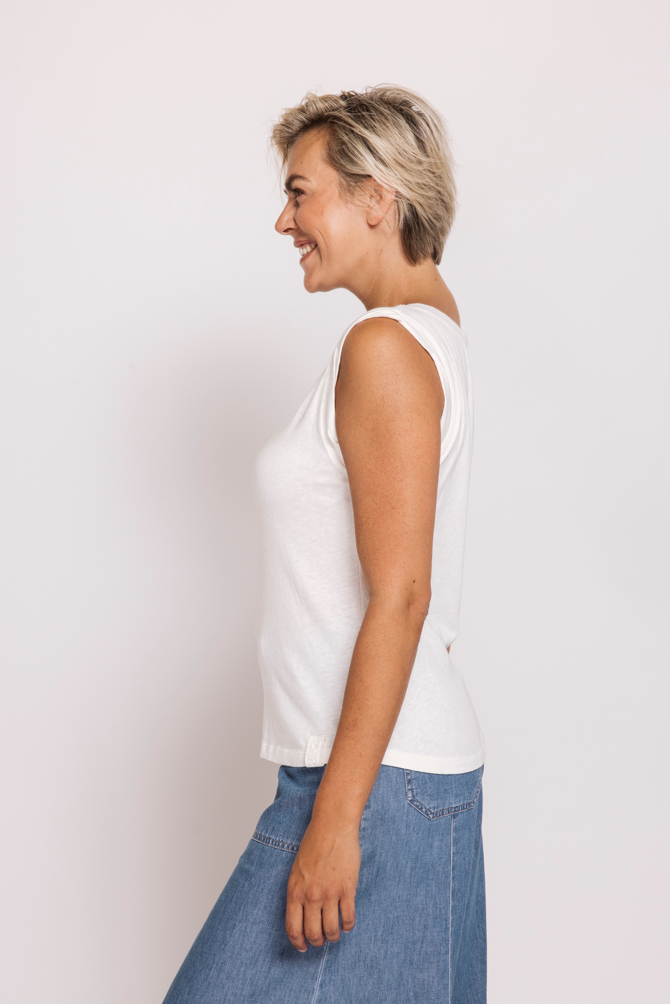 Zhrill Shirttop »ZHASHA« mit gewellten Abschlüssen