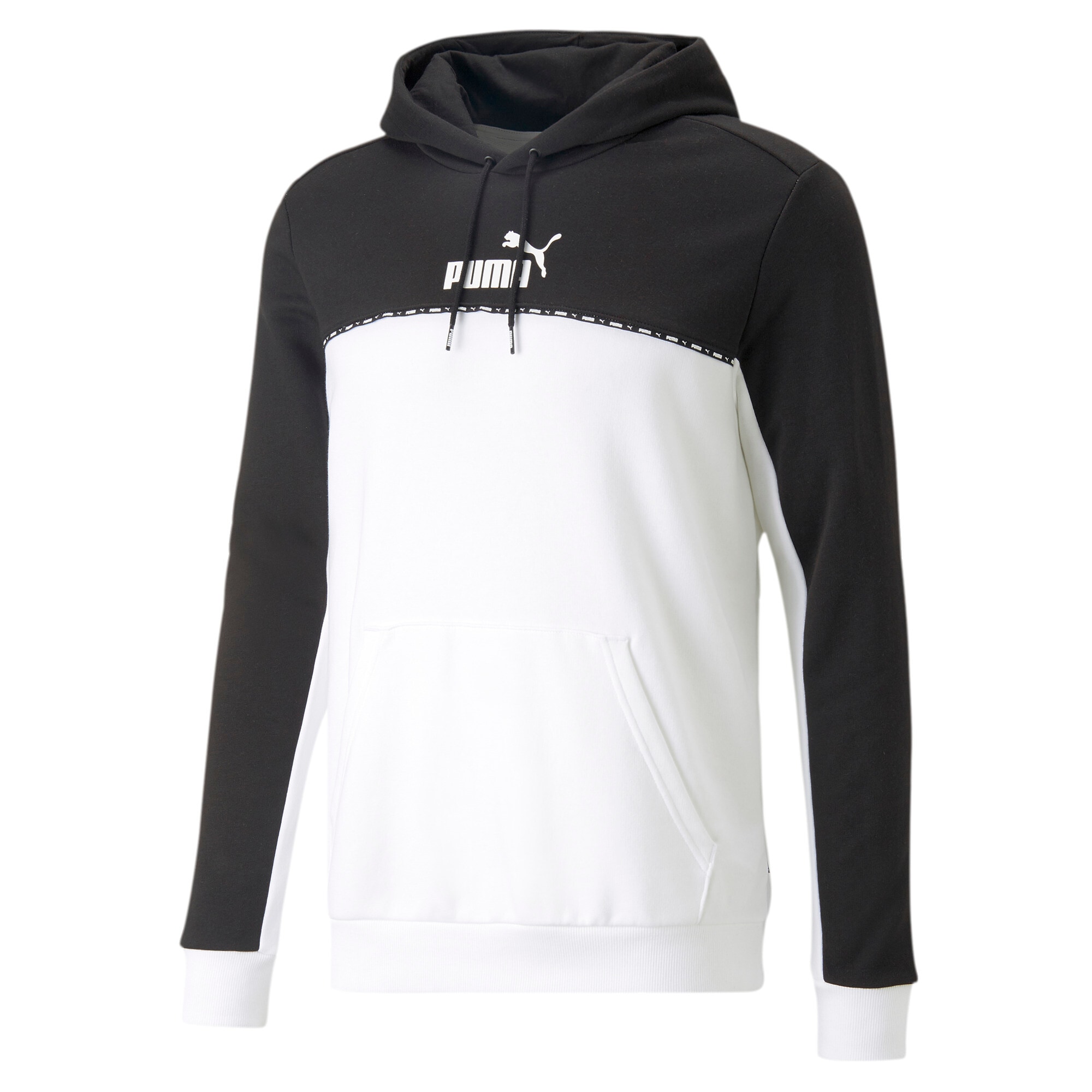 PUMA Kapuzensweatshirt "ESS BLOCK X TAPE HOODIE TR"