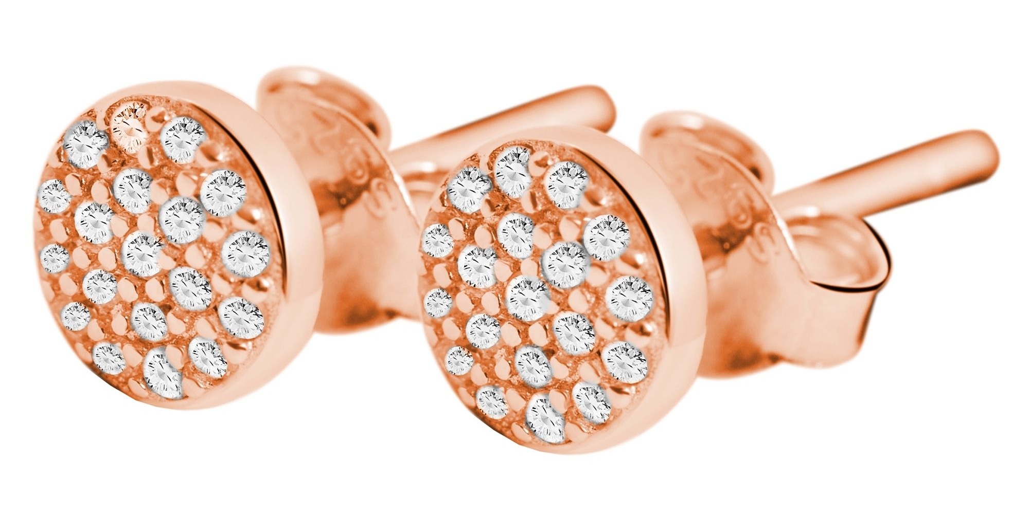 Adelia´s Paar Ohrhänger »Damen Ohrringe – Ohrstecker aus 925 Silber mit Zirkonia« Zum Verschenken – passend für viele Anlässe