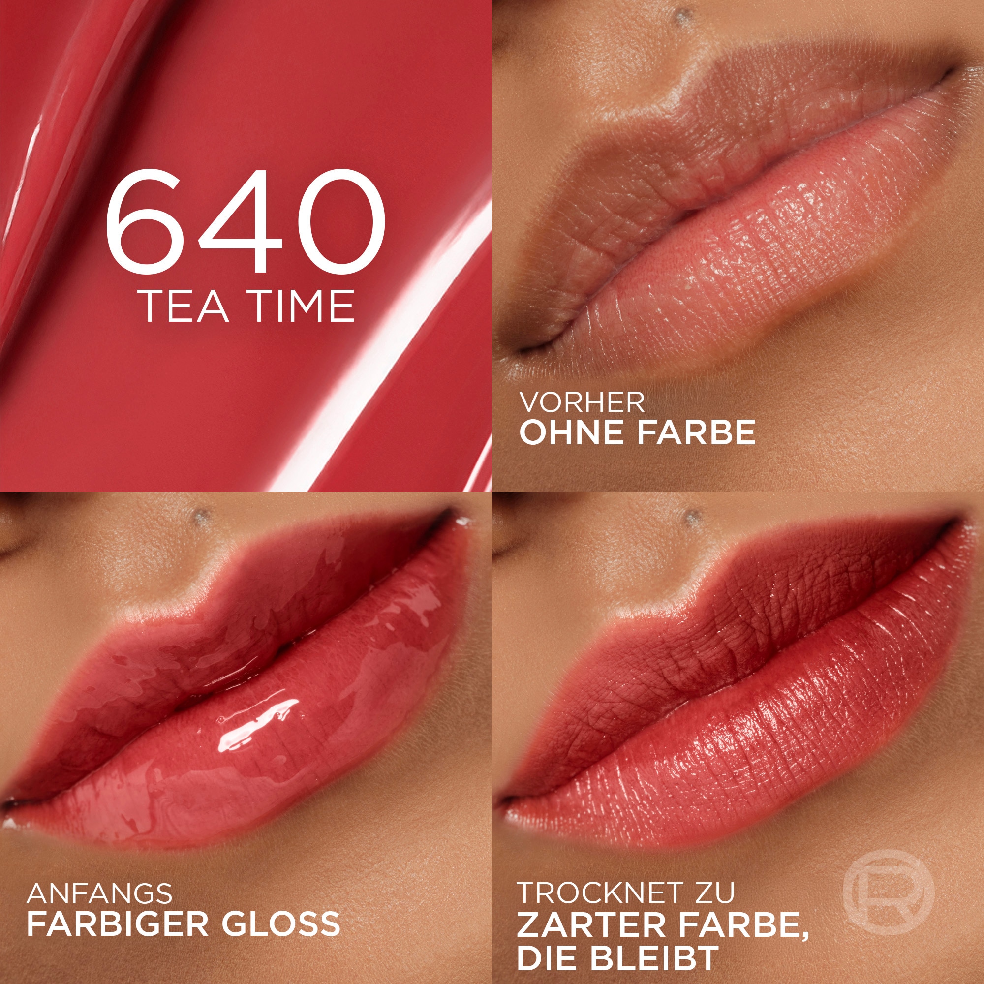 L'ORÉAL PARIS Lippenstift »PARADISE HYALURON TINT LIP STAIN SERUM« mit flüssiger Textur, feuchtigkeitsspendende Formel