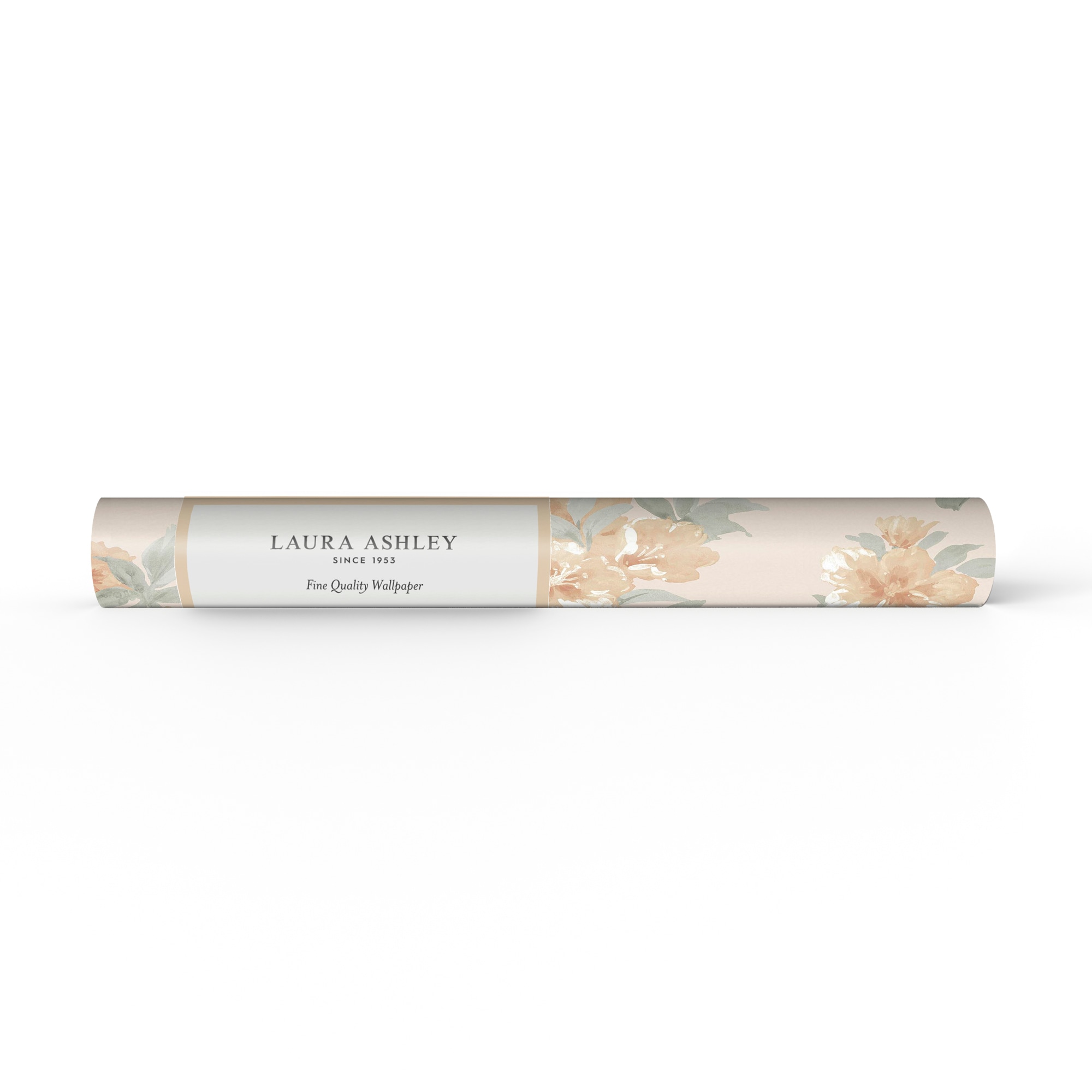 LAURA ASHLEY Vliestapete »Rosamund Apricot«, geblümt, 10mx52cm (ca. 5m2)