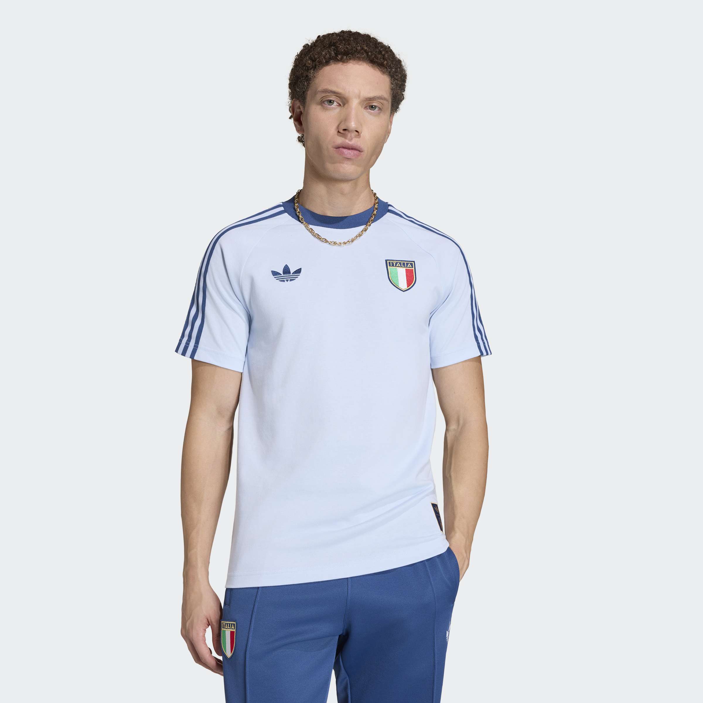 adidas Performance T-Shirt "ITALIEN ORIGINALS" mit sportlichem Stil, ohne Verschluss, aus Baumwolle
