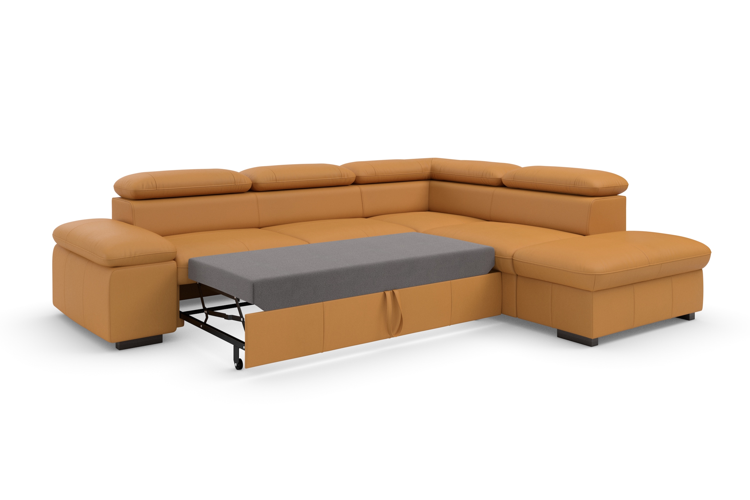 Home affaire Ecksofa »Alberto L-Form«, mit Kopfteilverstellung, wahlweise mit Bettfunktion
