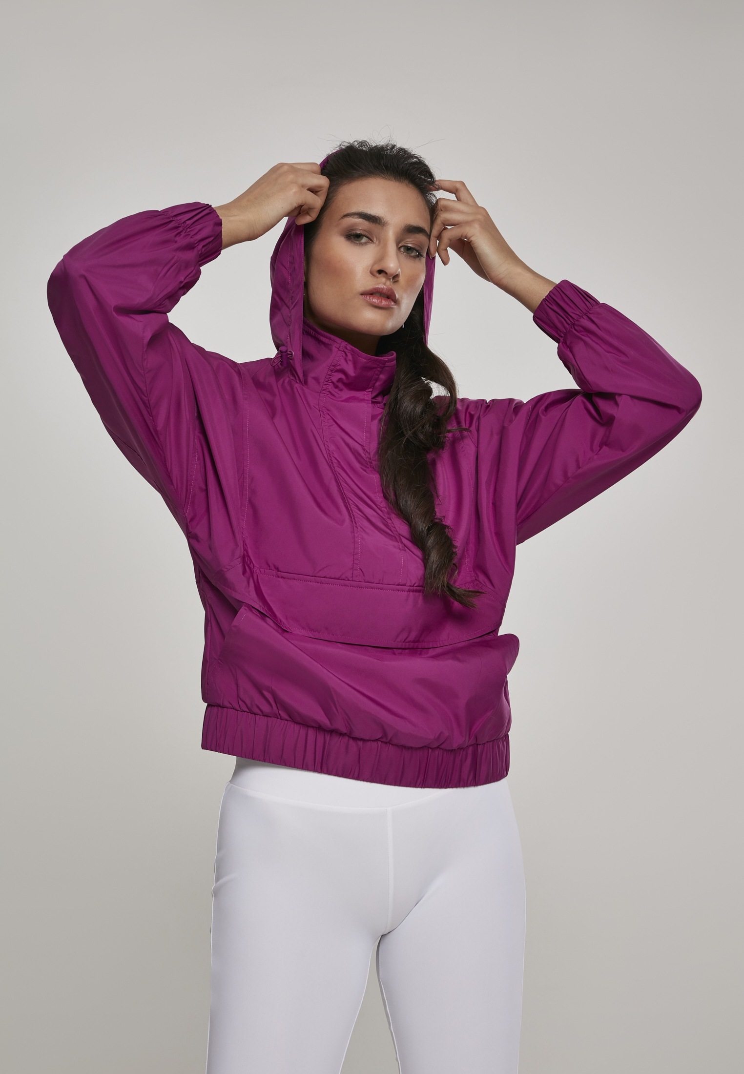 URBAN CLASSICS Outdoorjacke »Damen für bestellen (1 Pull St.), Panel BAUR ohne Over | Kapuze Jacket«, Ladies