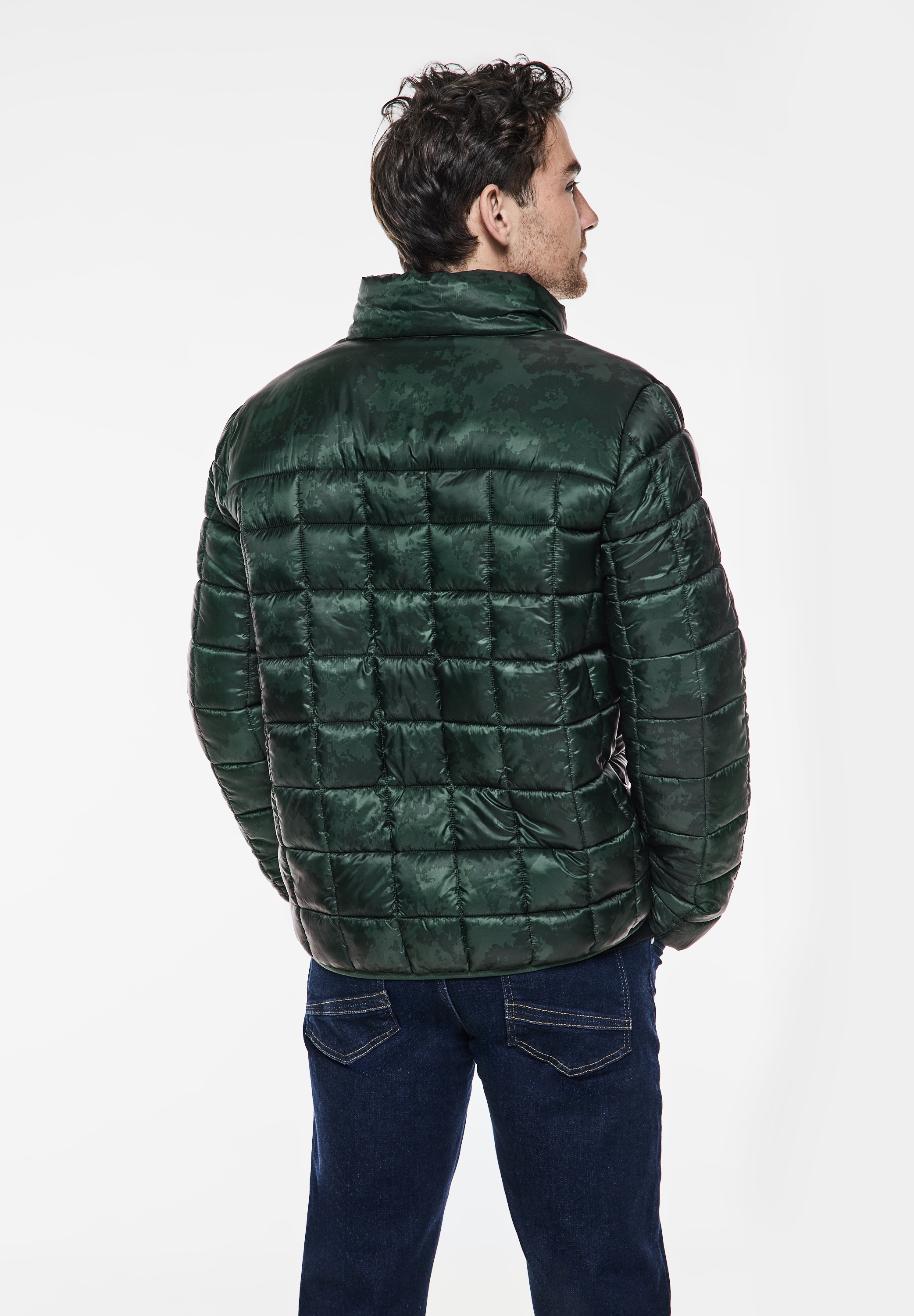 STREET ONE MEN Steppjacke, ohne Kapuze, mit Stehkragen