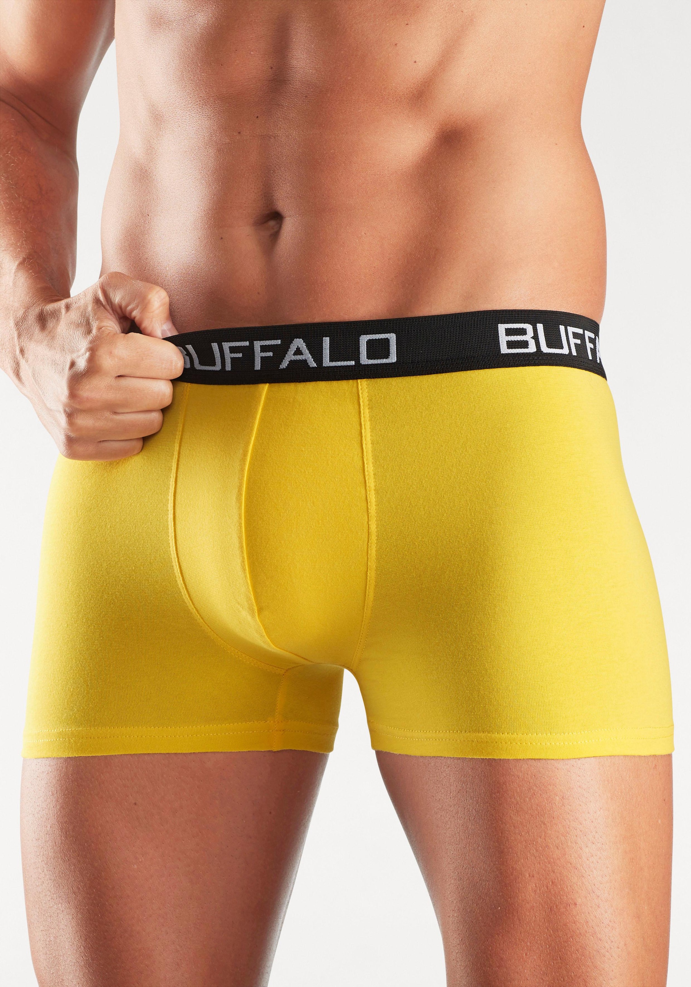 Buffalo Boxer »Boxershorts für Herren«, (Packung, 4 St.), aus Baumwoll-Mix