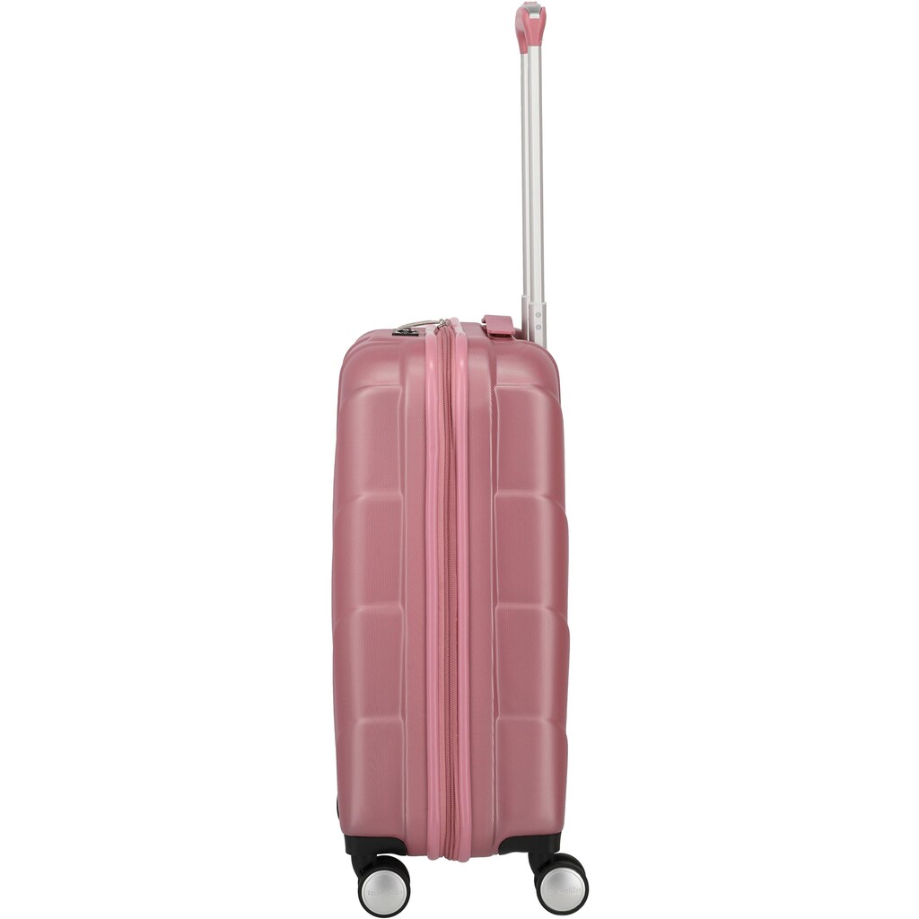 travelite Trolleyset »Kalisto, rose«, (3 tlg.), mit Volumenerweiterung;