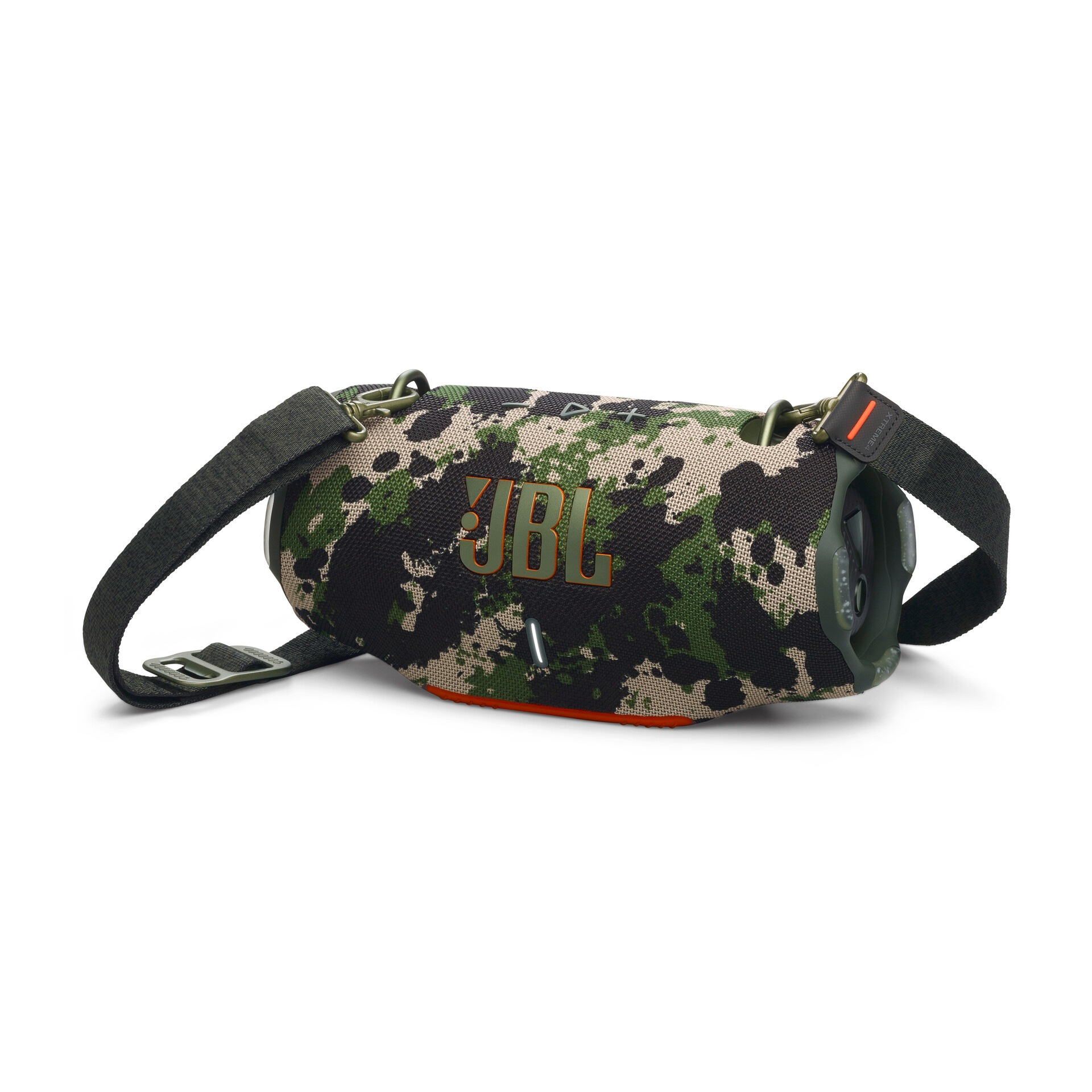 JBL Bluetooth-Lautsprecher "XTREME 4 - tragbarer wasserdichter Lautsprecher mit Schultergurt", grün, B:17,3cm H:21,8cm T:32,5cm, Lautsprecher, Mächtiger JBL Pro Sound 2