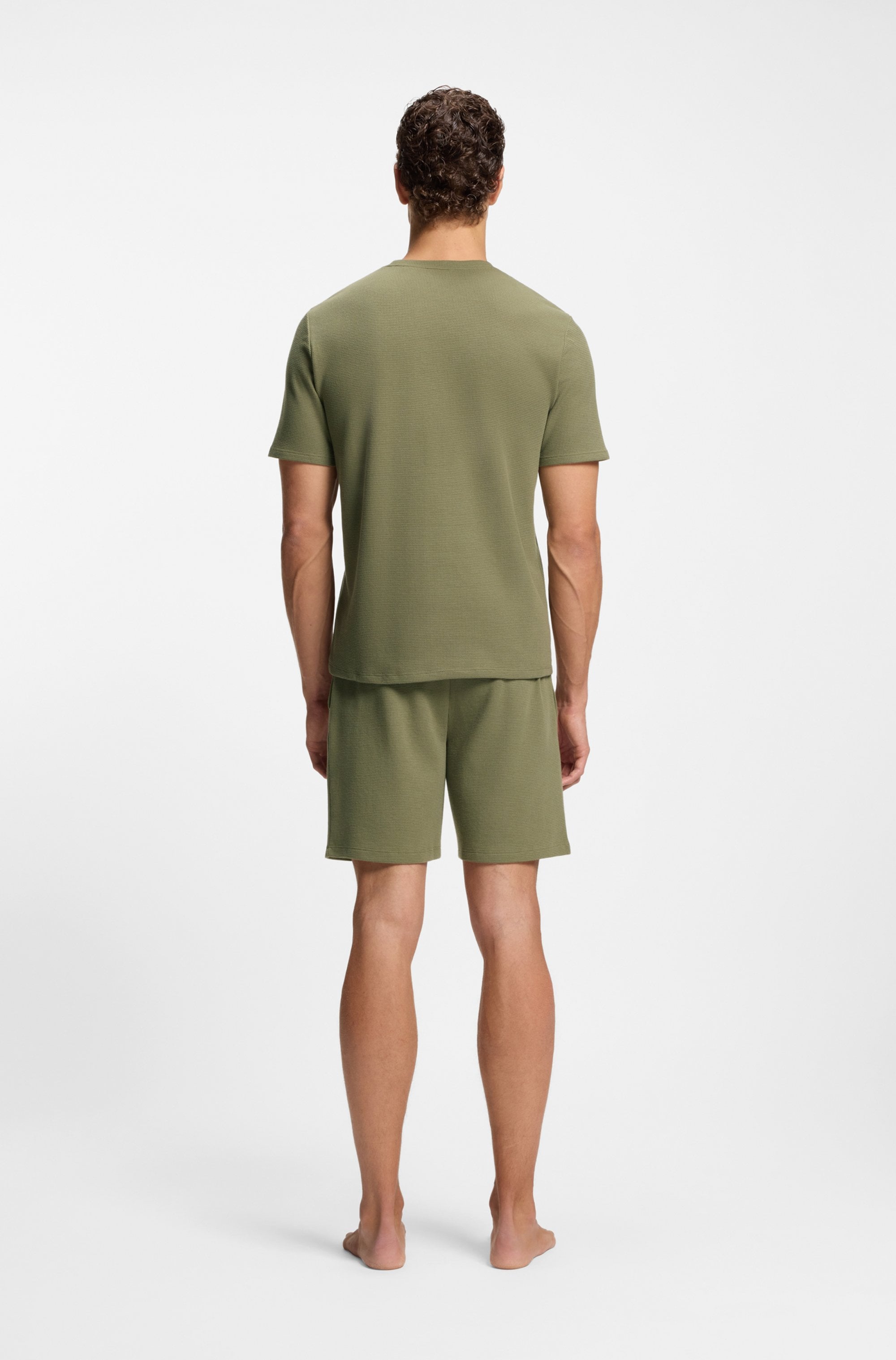 BOSS Pyjamaoberteil »Waffle T-Shirt«