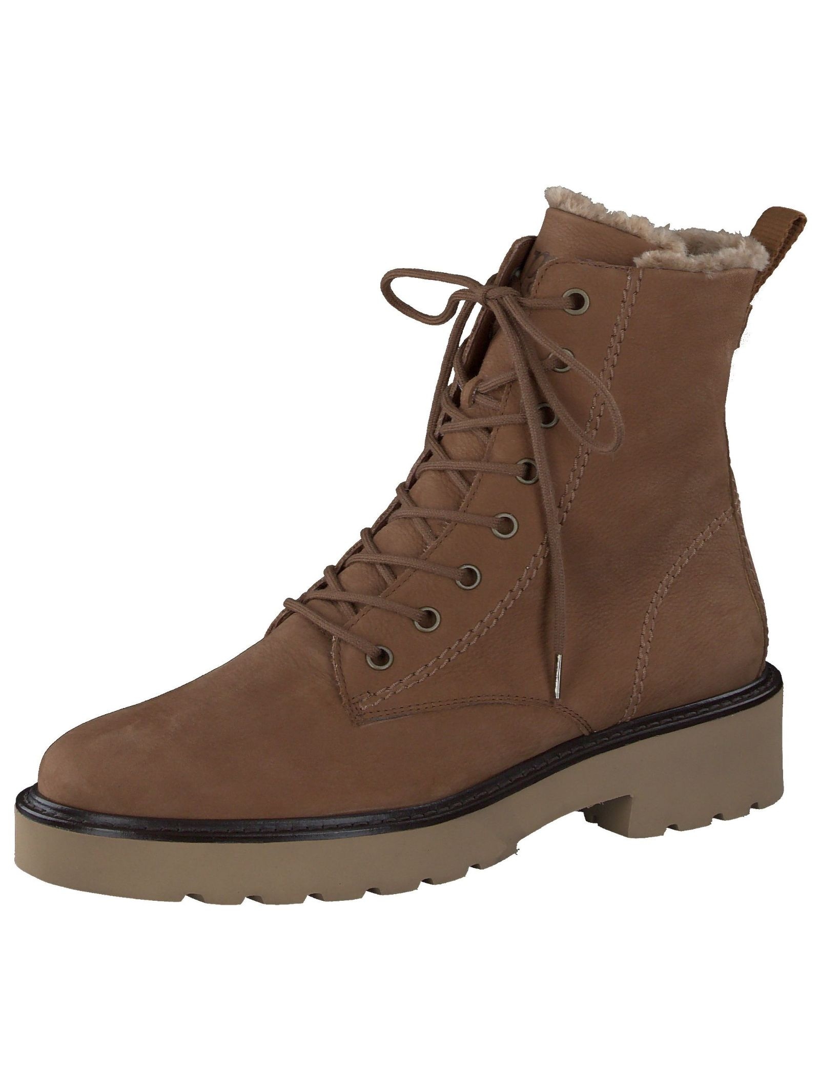 Paul Green Schnürstiefelette "Paul Green Stiefelette Nubukleder" günstig online kaufen