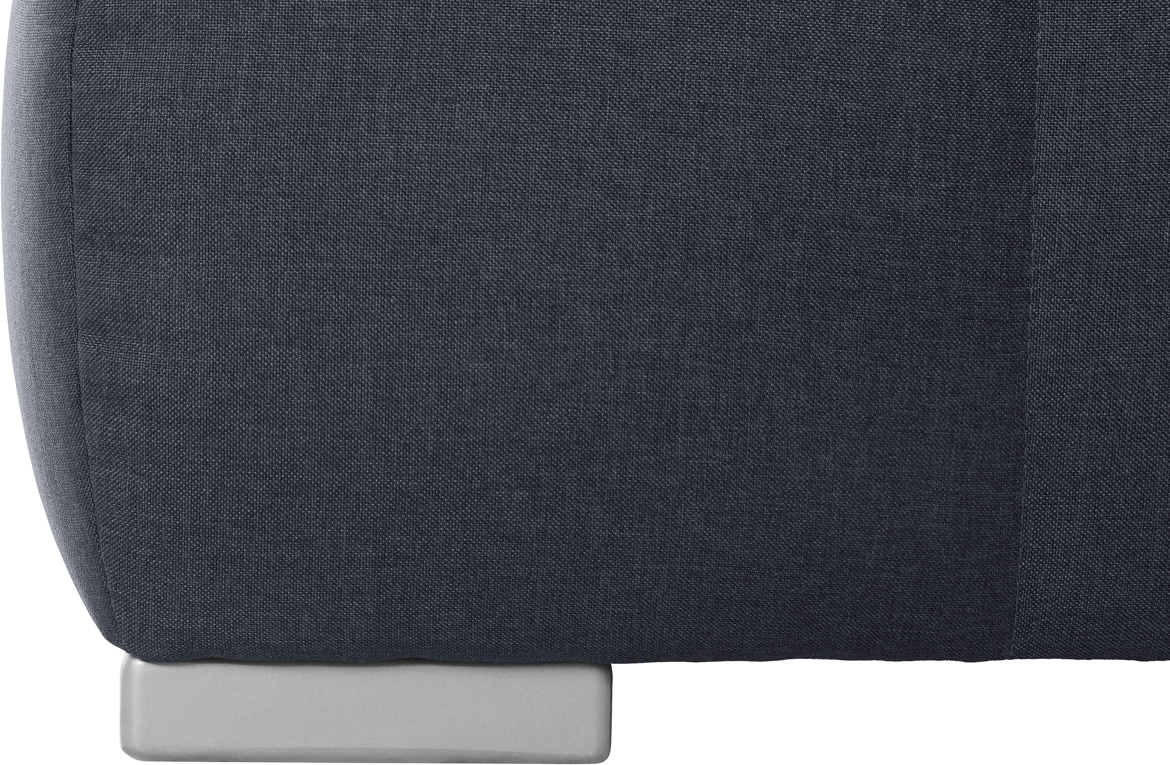 Boxspringbett HOME AFFAIRE "Chelles", grau (anthrazit), B:167cm L:245cm, Samtoptik (100% Polyester);Bezug der Spiegelfläche Matratzendrell aus 100% Polyester;Struktur fein 100% Polyester), Komplettbetten, Boxspringbett, inkl. Topper,, in XXL- Überlänge 22 3