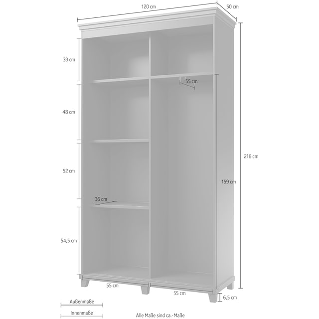 Helvetia Garderobenschrank »Evora« | BAUR