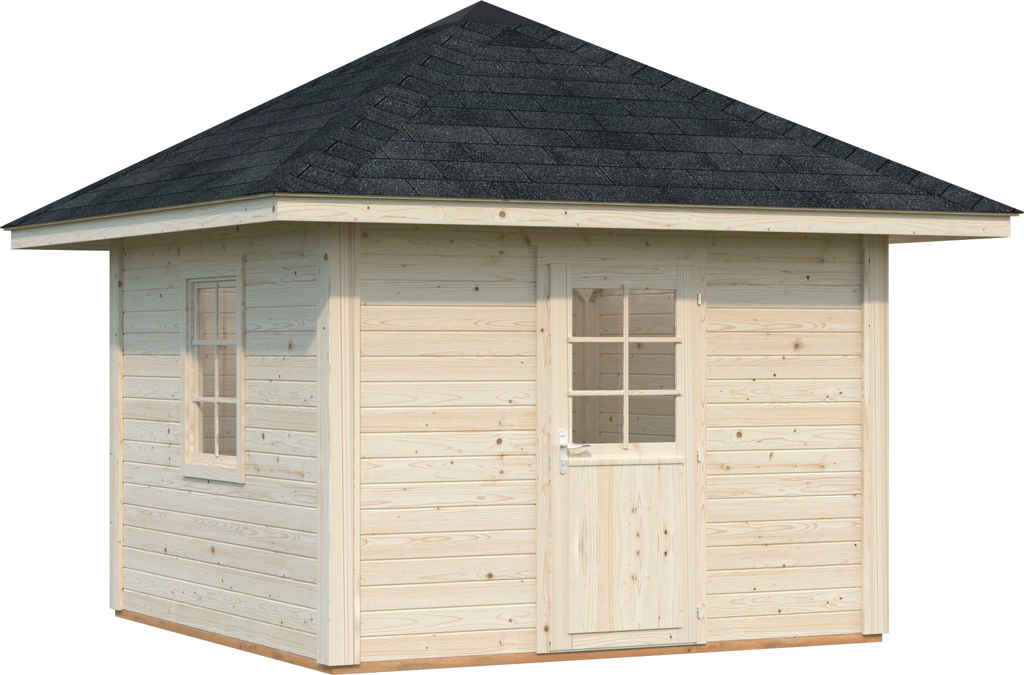 Palmako Holzpavillon "Bianca 8,3 m² Set 6", BxTxH: 300x300x323 cm