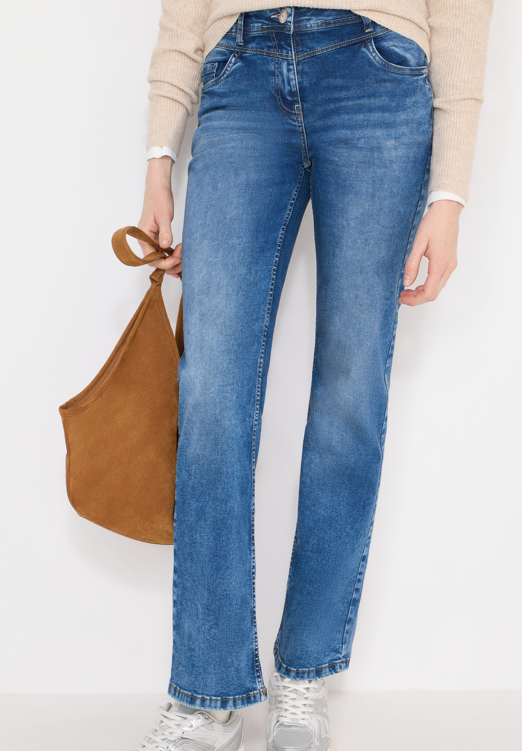Cecil Style Toronto Women Bootcut Jeans Authentic Used Wash 29/30 2