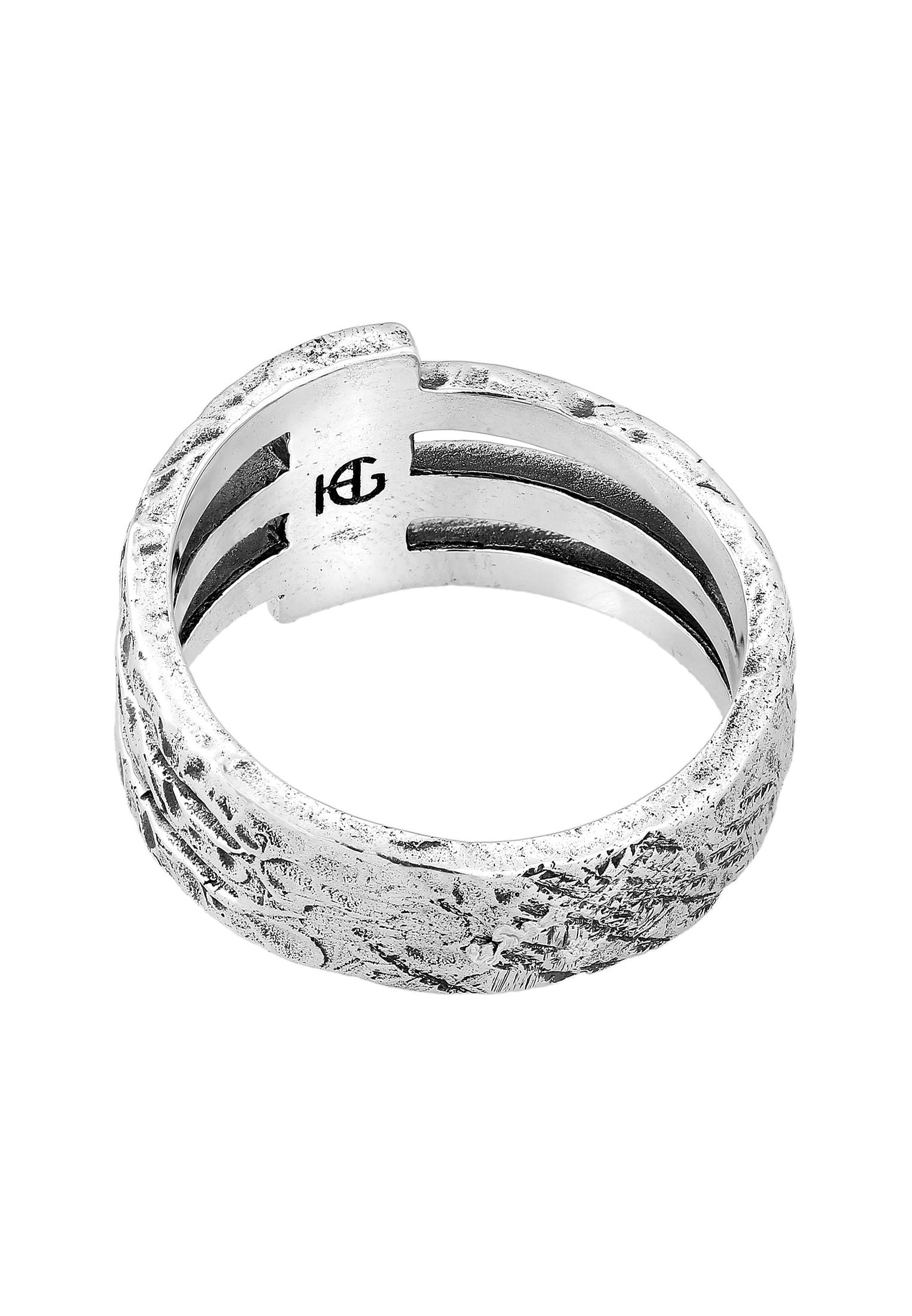HAZE & GLORY Silberring »Ring Bandring - Twisted Sun Lover 925 Silber«