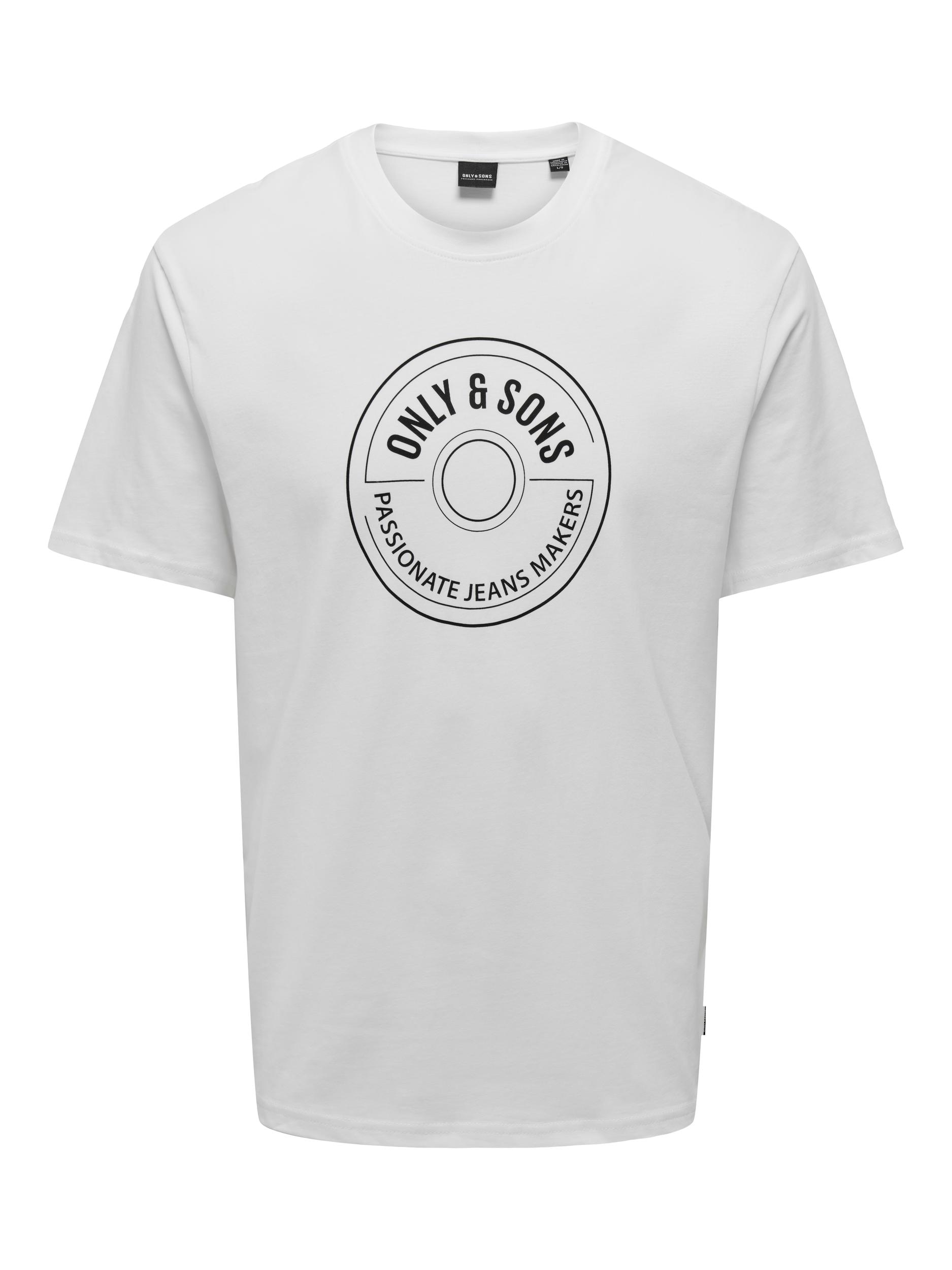 ONLY & SONS Rundhalsshirt "ONSLAMER LIFE REG LOGO SS TEE" günstig online kaufen