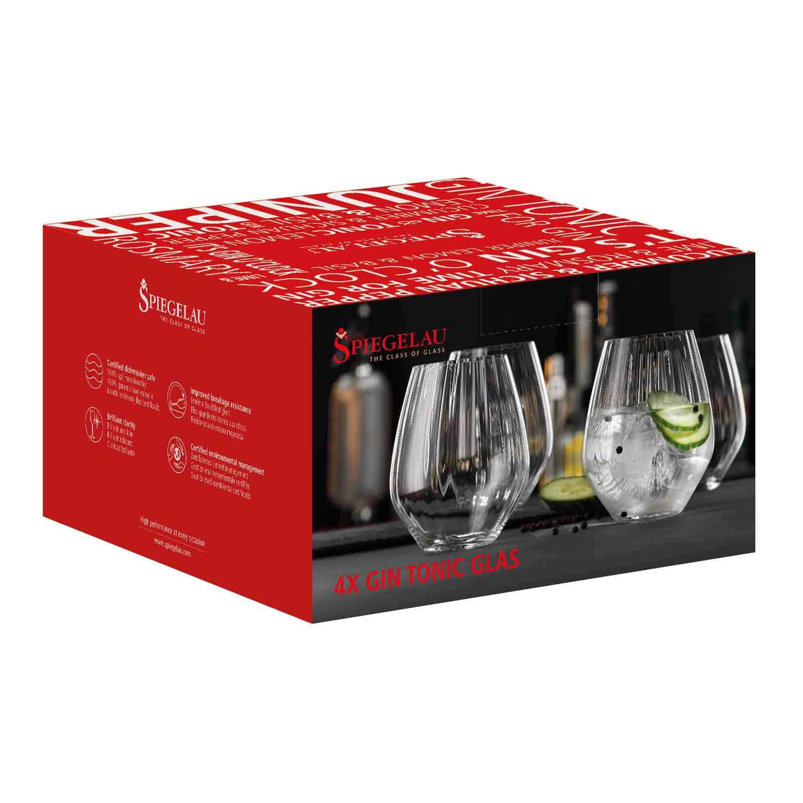 SPIEGELAU Cocktailglas »Becher Gin Tonic 625 ml 4er Set transparent«