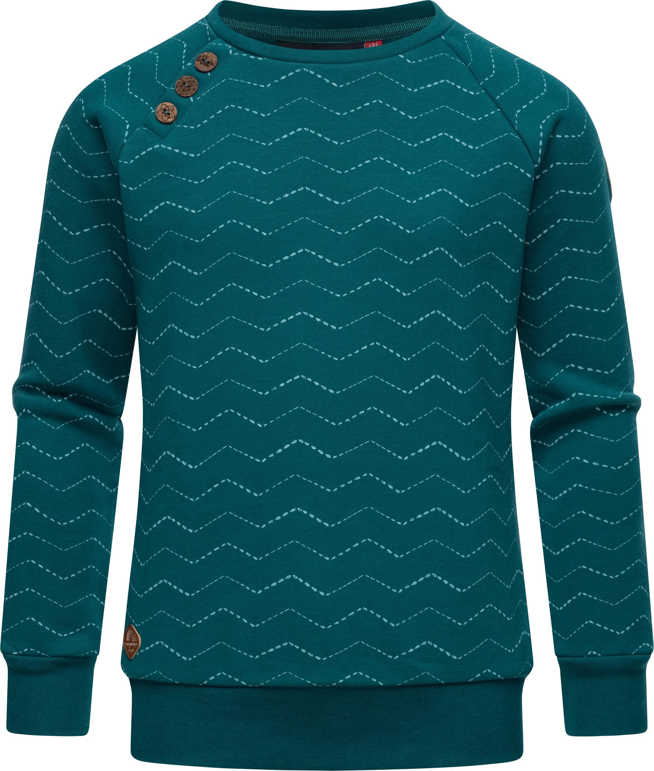Sweater »Darinka Zig Zag«, stylisches Mädchen Sweatshirt mit Zick-Zack-Muster