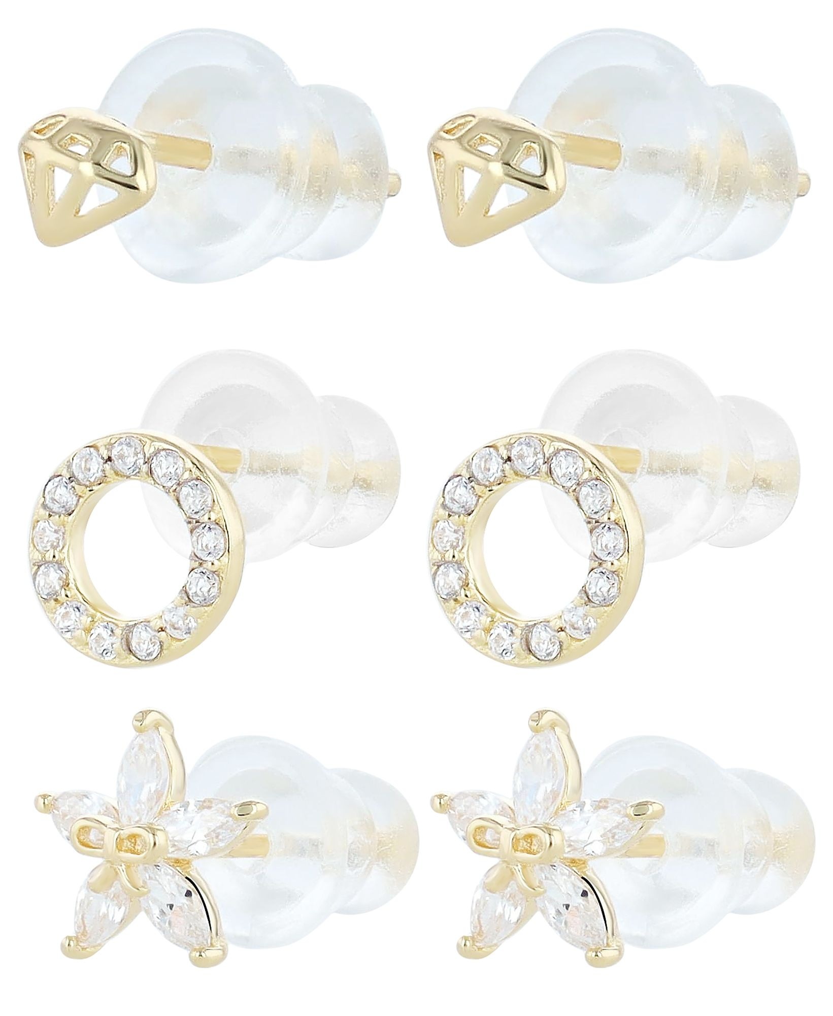 Adelia´s Paar Ohrhänger "Damen Ohrringe – Ohrstecker aus 925 Silber mit Zir günstig online kaufen