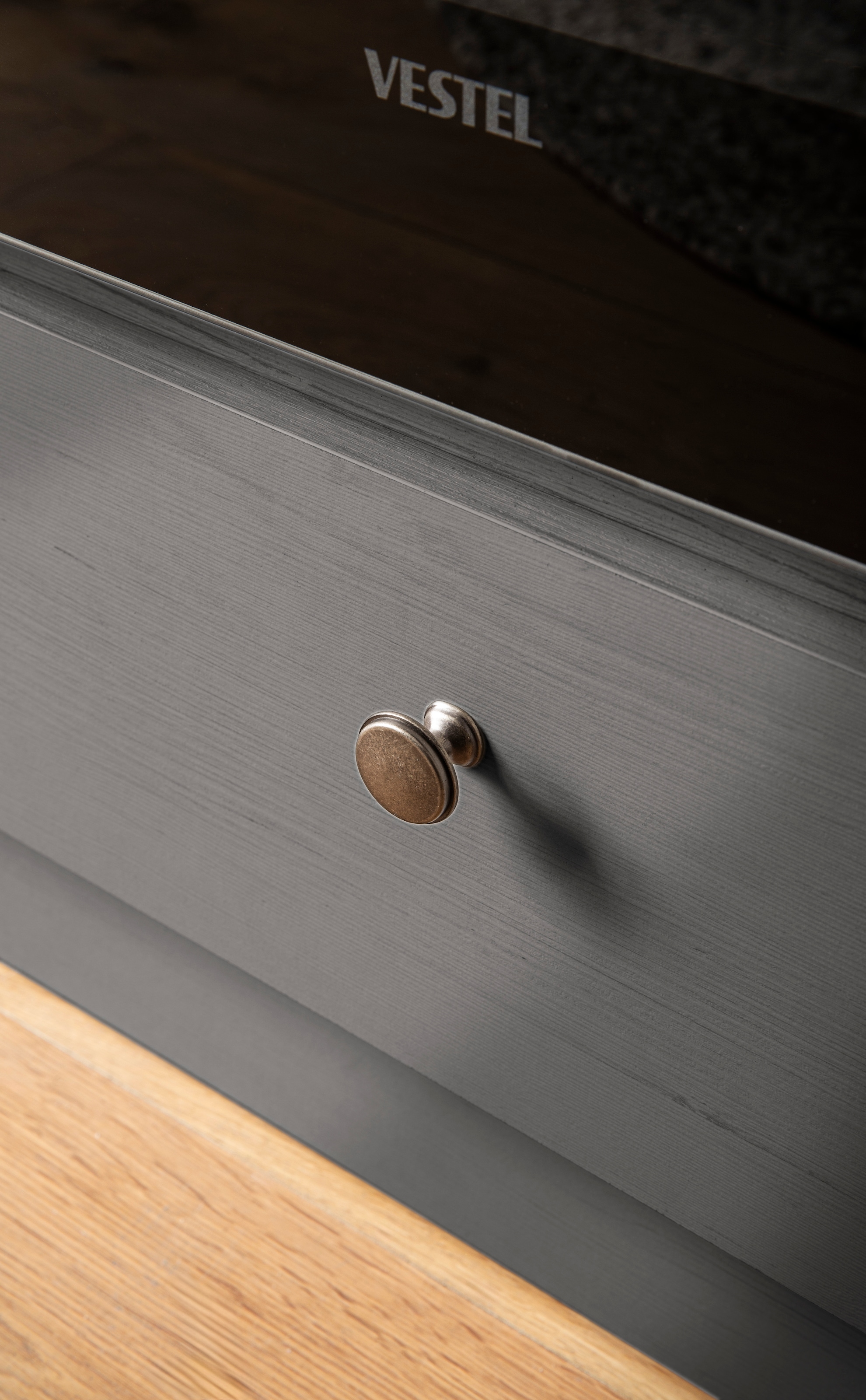 KOCHSTATION Herdumbauschrank »KS-Westminster, Herdumbau, Unterschrank, Ofenschrank, Küchenschrank«, Breite 63 cm, Nischenmaß B/T/H 56,8/62,5/58,8 cm, mit 1 Schubkasten