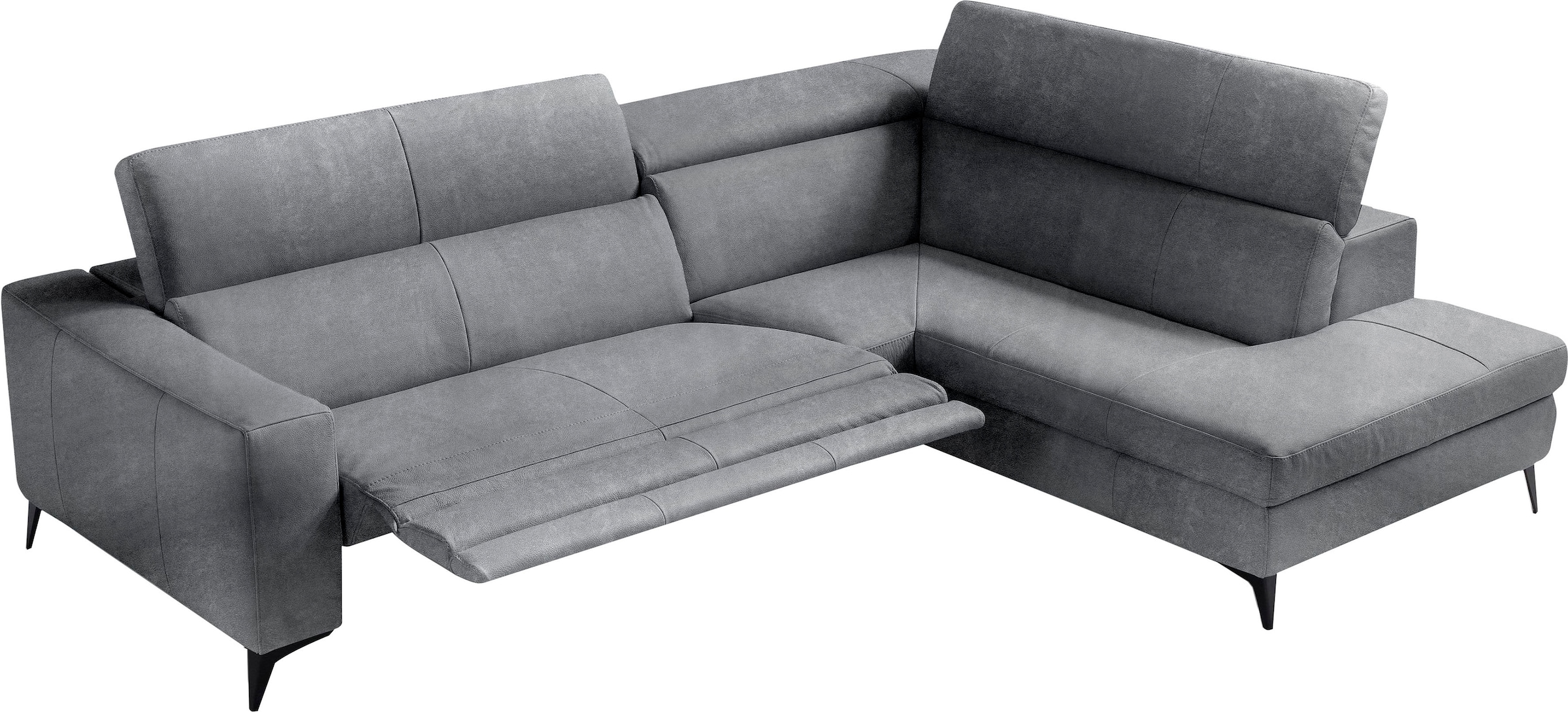 Egoitaliano Ecksofa "Edith, Designsofa mit hohem Sitzkomfort, L-Form", inkl günstig online kaufen