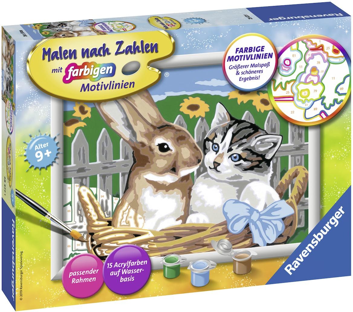 Ravensburger Malen nach Zahlen »Putzige Freunde«, Made in Europe