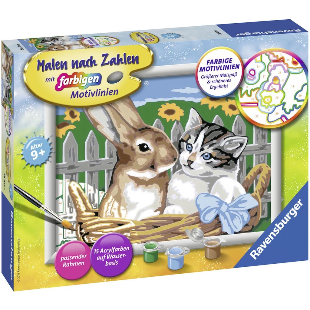 Ravensburger Malen nach Zahlen »Putzige Freunde«