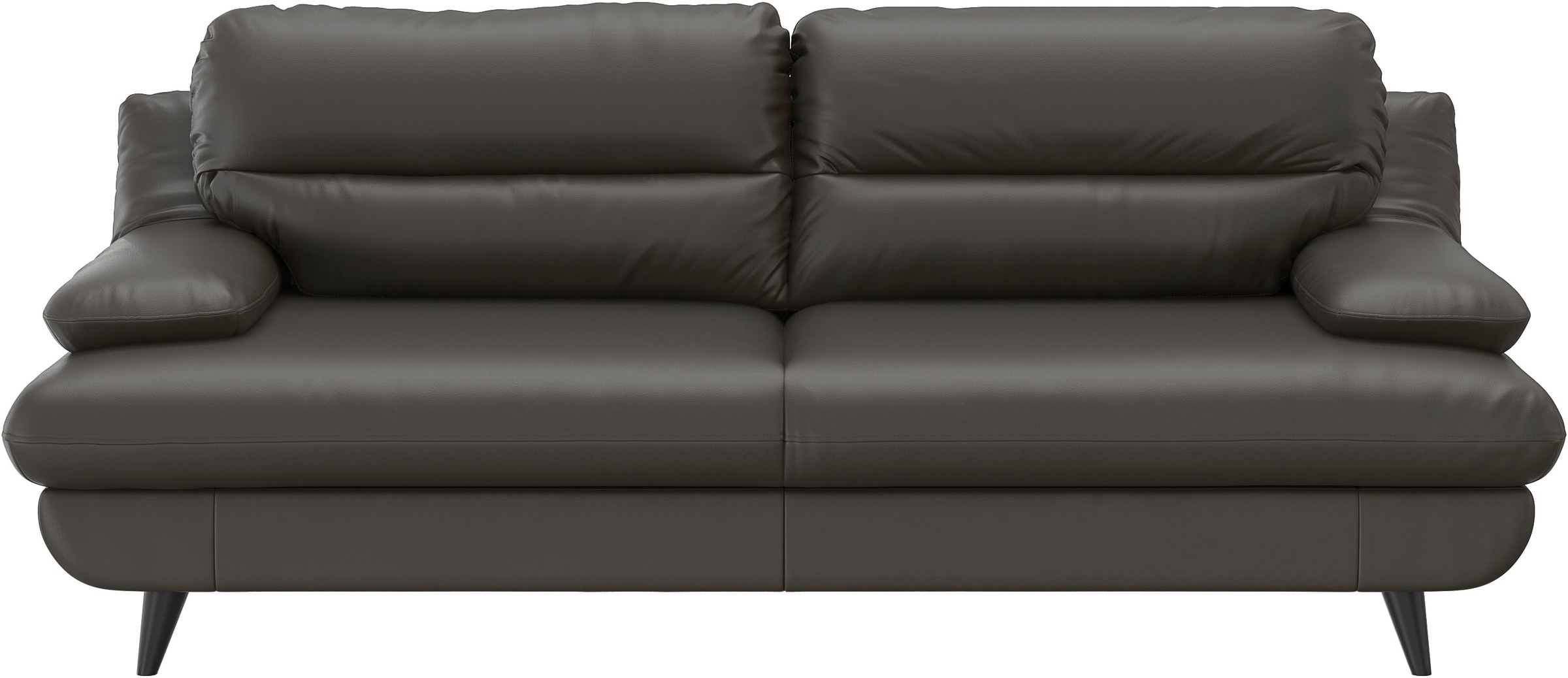 COTTA 3-Sitzer "Pike, B: 218 cm" mit Metallfüße, wahlweise auch in Echtlede günstig online kaufen