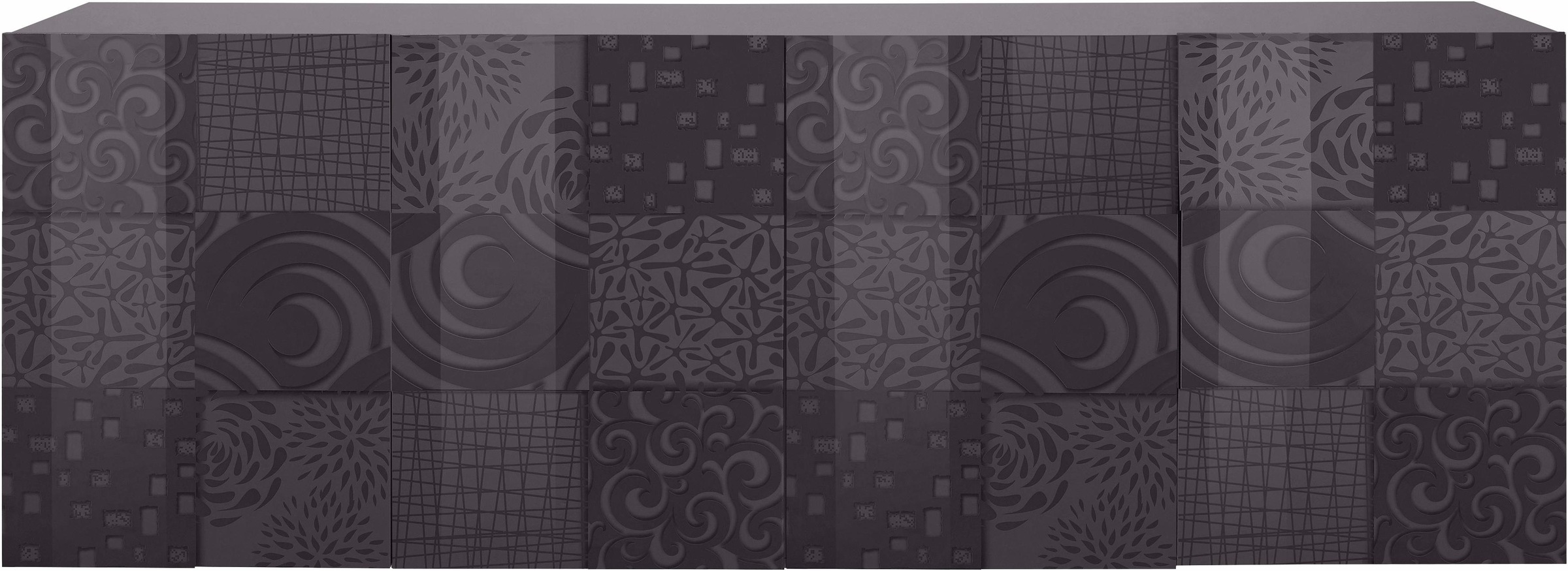 Thumbnail - Home affaire Sideboard "Miro" Breite 241 cm mit dekorativem Siebdruck