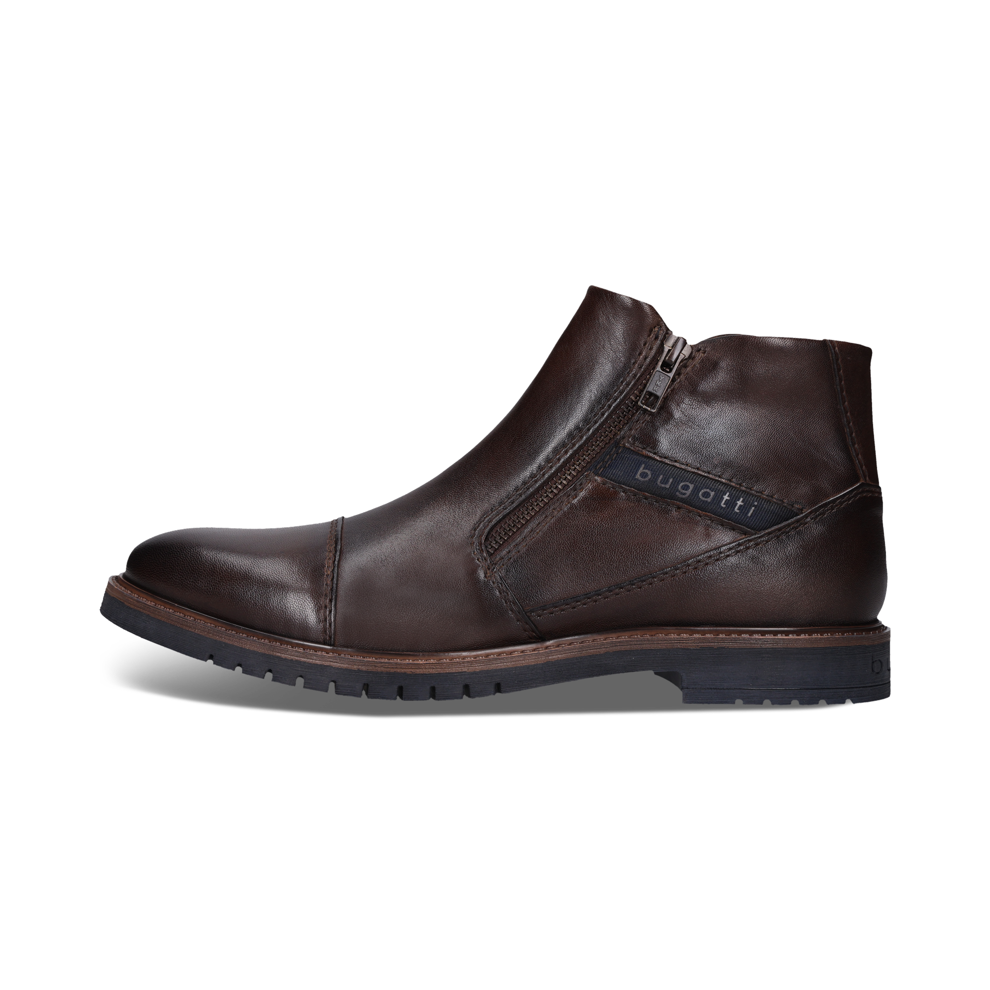bugatti Stiefelette  Boots mit beidseitigen Reißverschlüssen