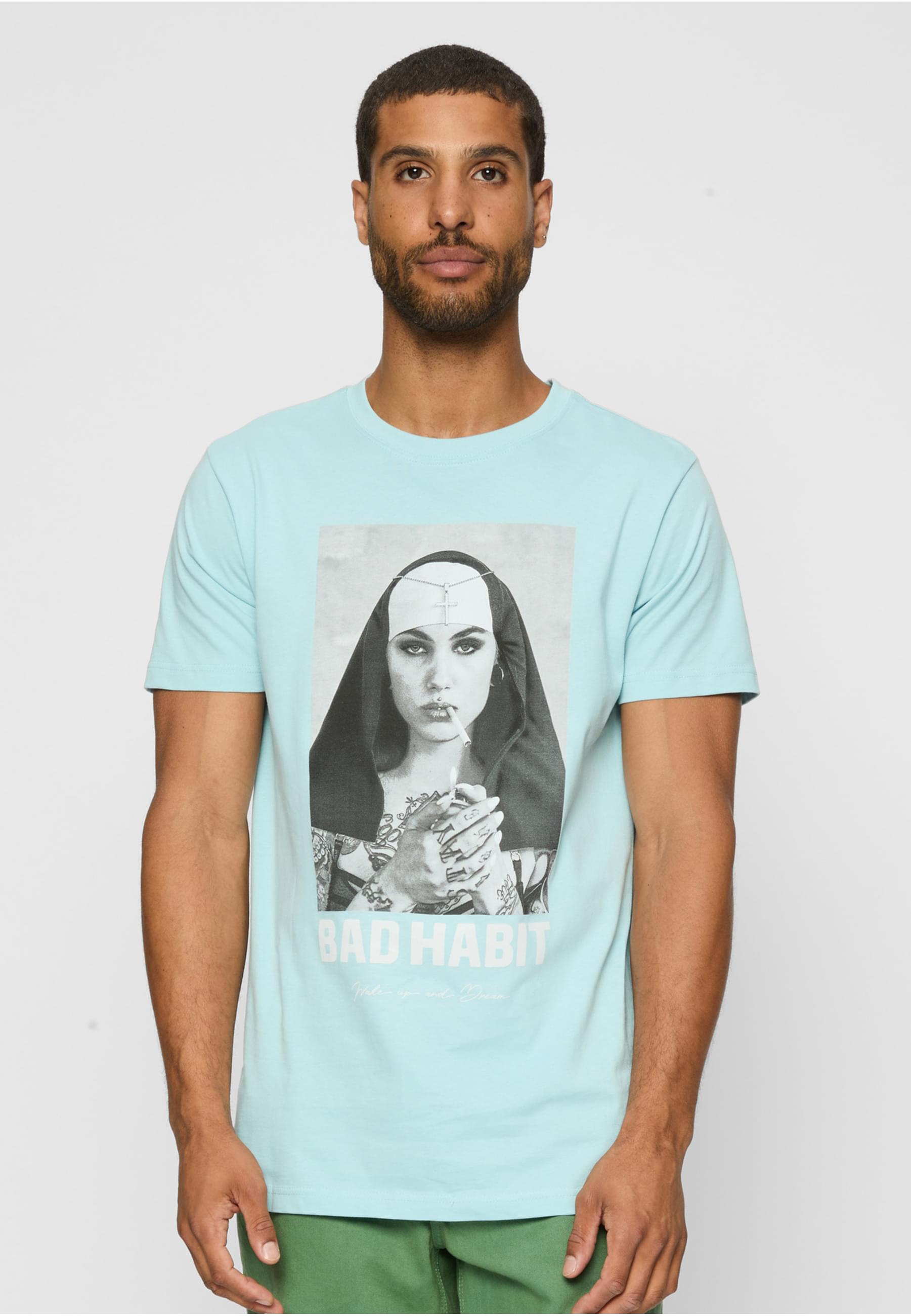Thumbnail - MisterTee T-Shirt "MisterTee Herren Bad Habit Tee", (1 tlg.)