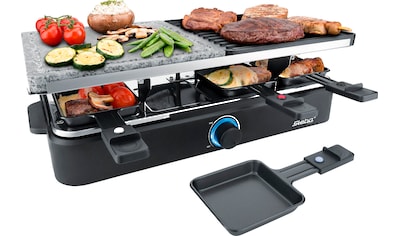 bestron Raclette »AWS600«, 6 St. Raclettepfännchen, 1000 W, Mini Wok Pfannen  für 6 Personen, inkl. 6 Holzspatel & 1 Schöpflöffel auf Rechnung | BAUR