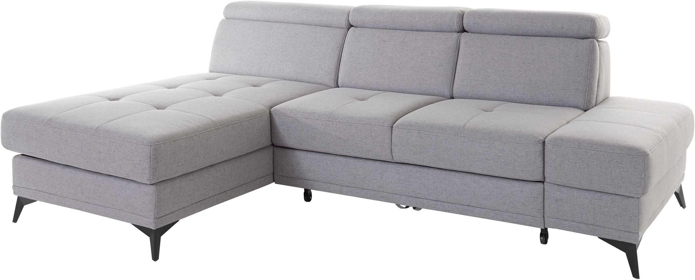 INOSIGN Ecksofa »Cardiz L-Form«, inkl.Kopfteilverstellung und Federkern wahlweise mit Bettfunktion