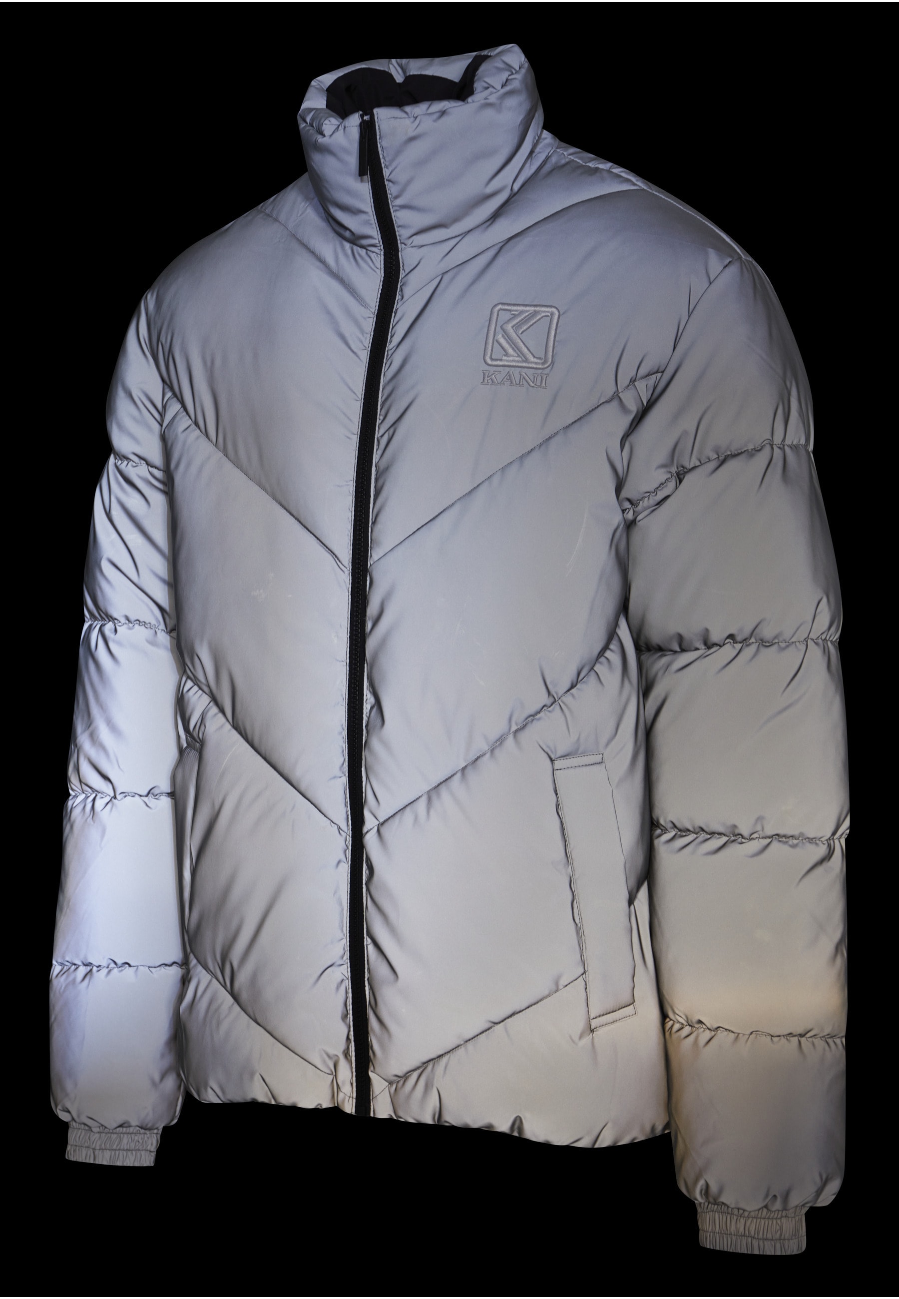 Karl Kani Winterjacke »Karl Kani Damen KM233-047-1 KK Og Puffer Jacket« 1 Stk. tlg. ohne Kapuze