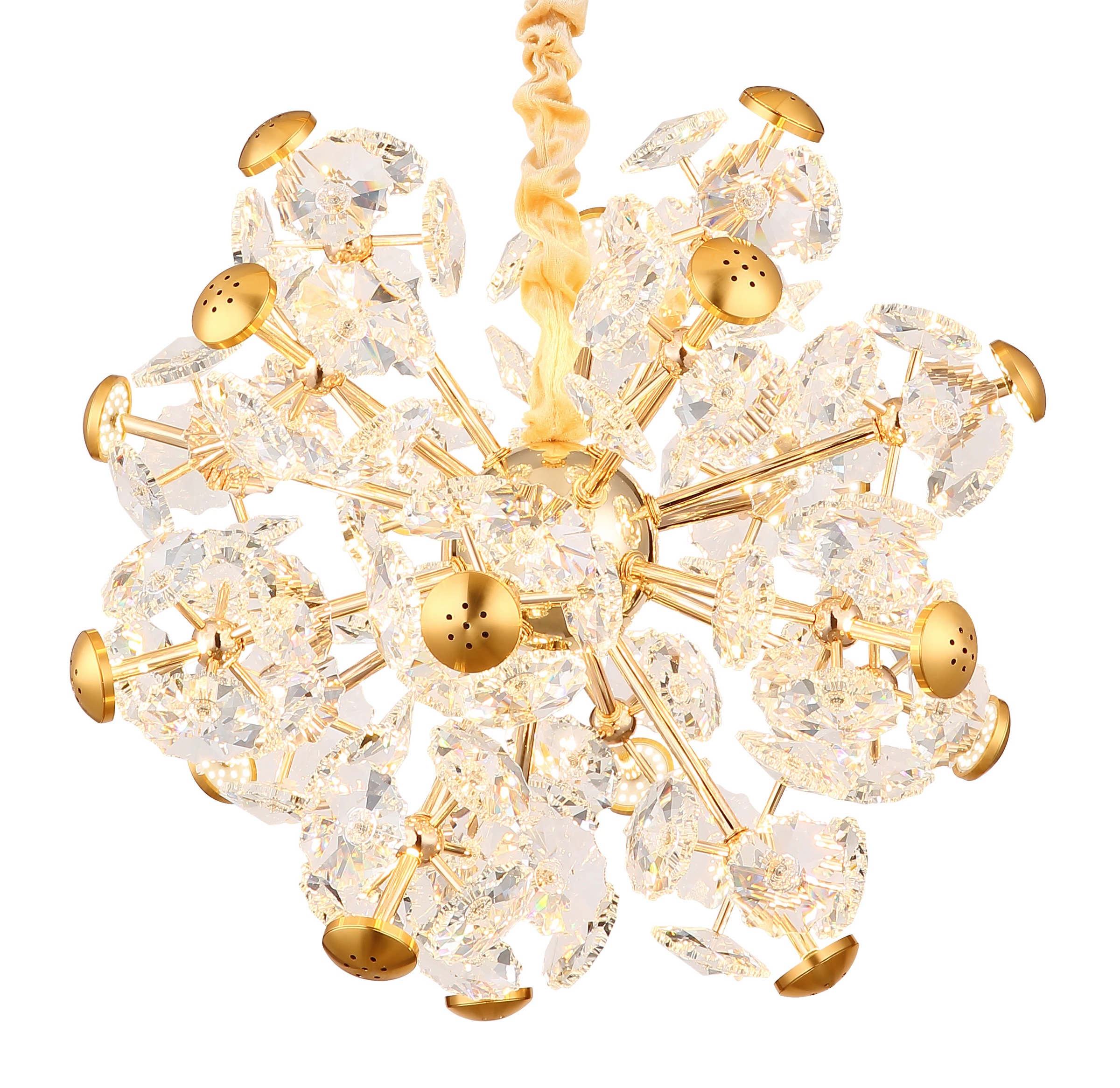 GLOBO LIGHTING Hängeleuchte »FLORIELLA« LED-Modul 1 Stk. Warmweiß Hängelampe Esszimmer-Leuchte Esstischleuchte Wohnzimmer